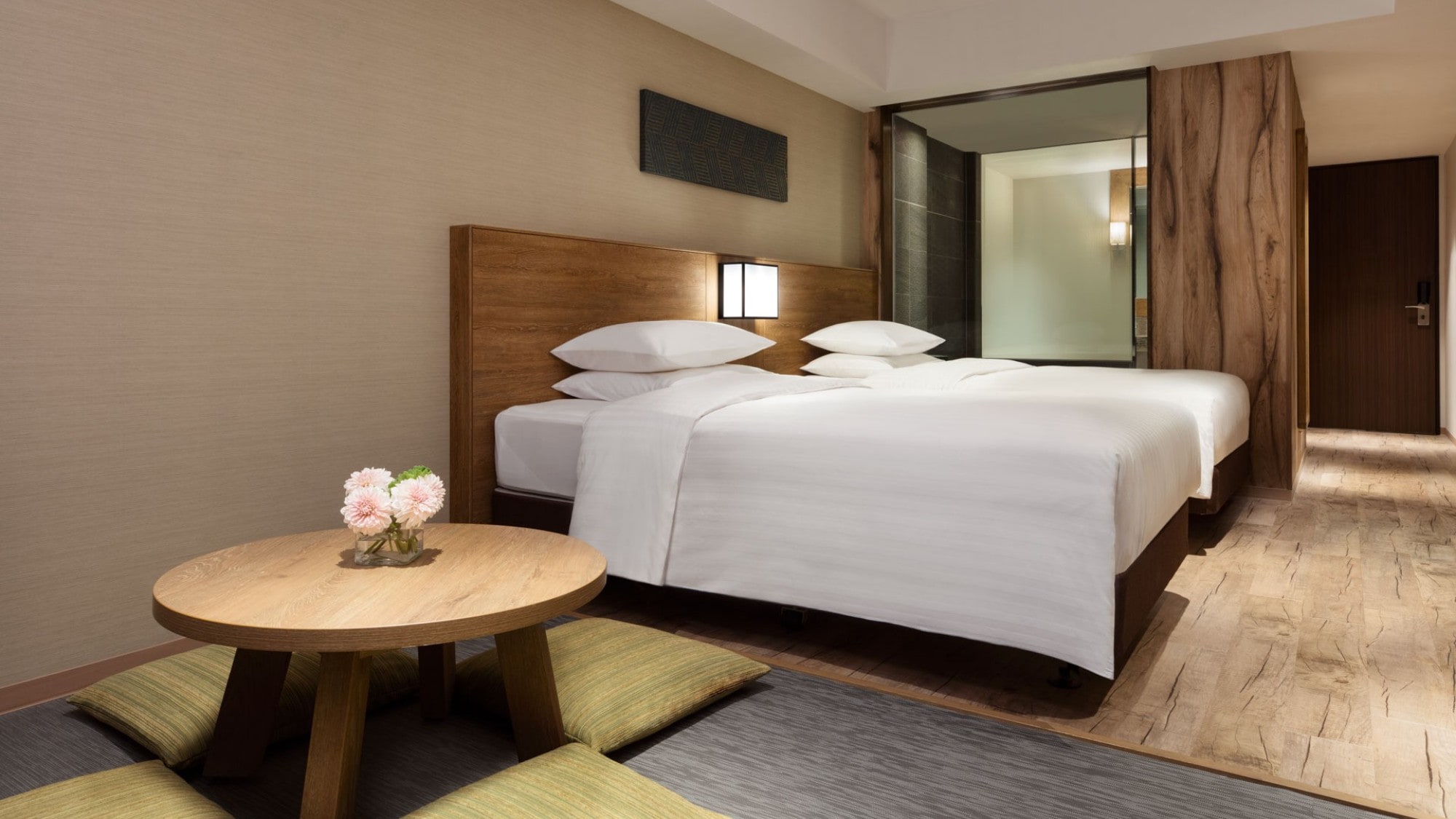 Kamar Twin Premium dengan Pemandian Air Panas
