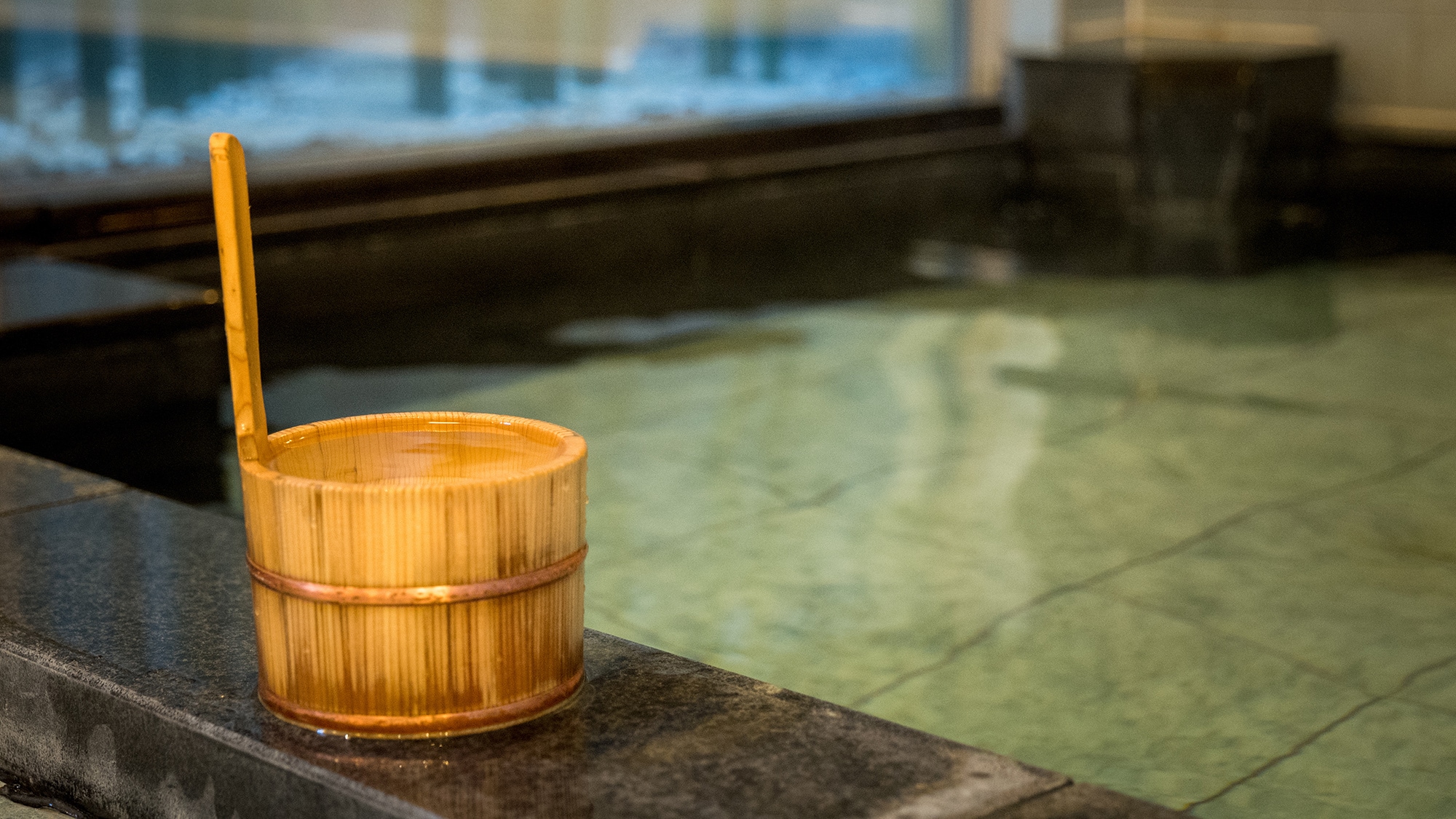 *Natural hot spring* (Kumanosawa natural hot spring source)