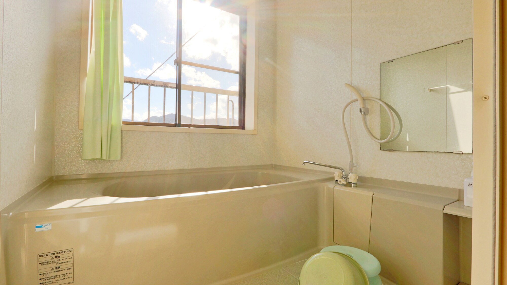 [Guest Room] 2nd floor, ocean view, wooden flooring, with private bathroom and toilet.