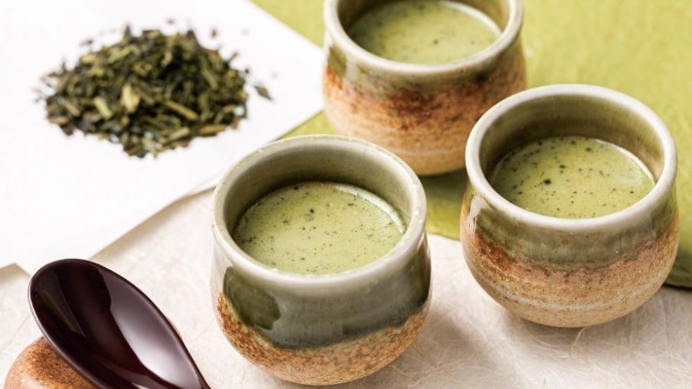 當地菜單“伊勢茶布丁”