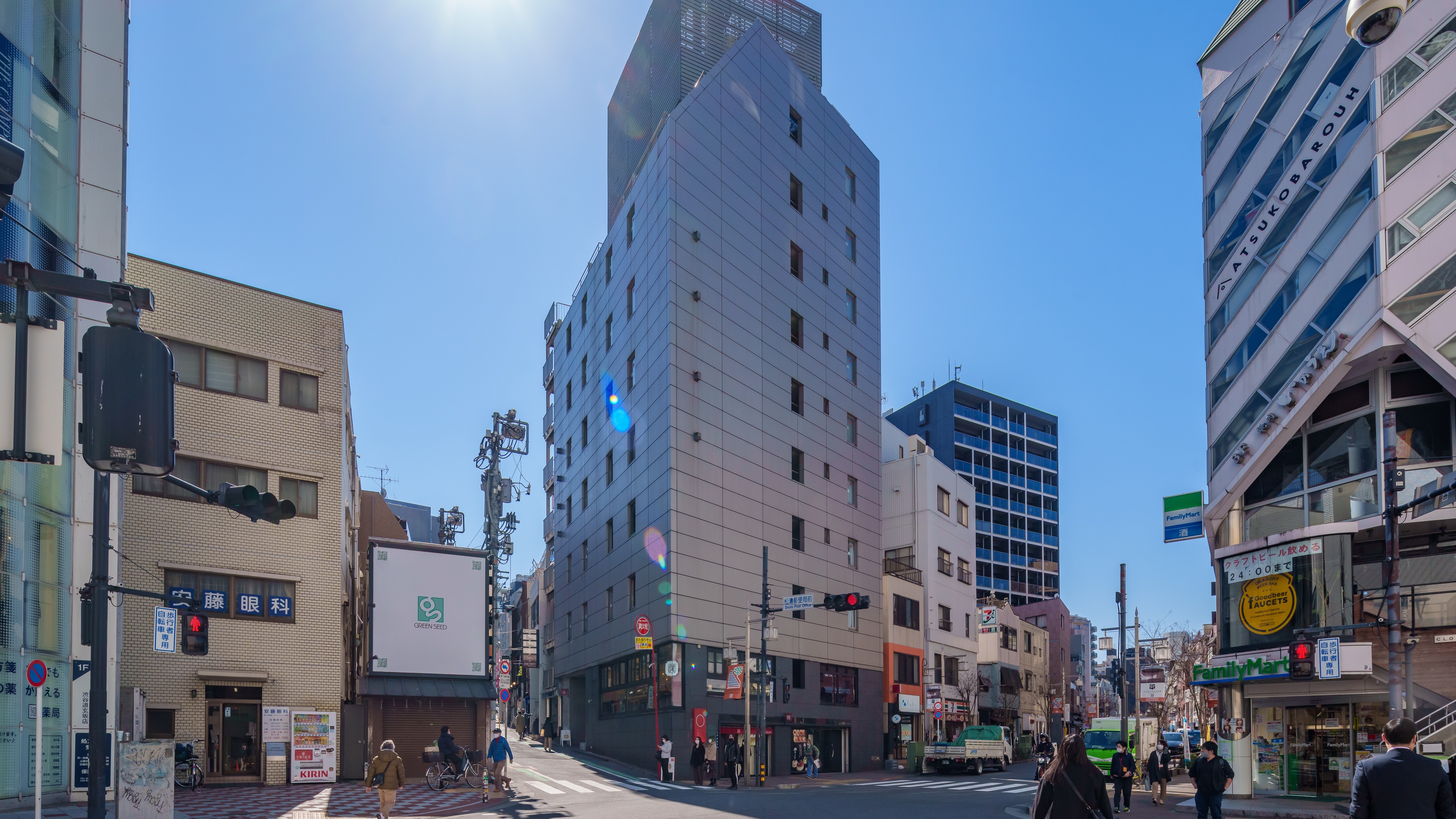 Our hotel is located diagonally across from Tokyu Bunkamura.