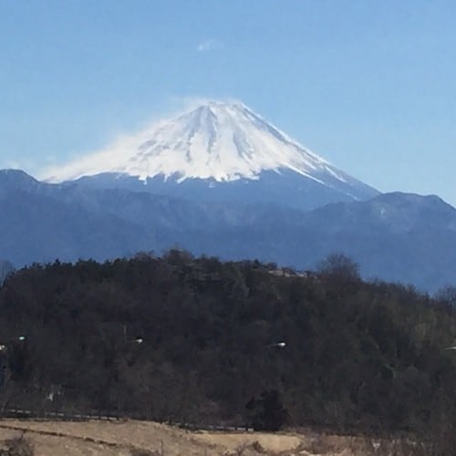 겨울 후지산