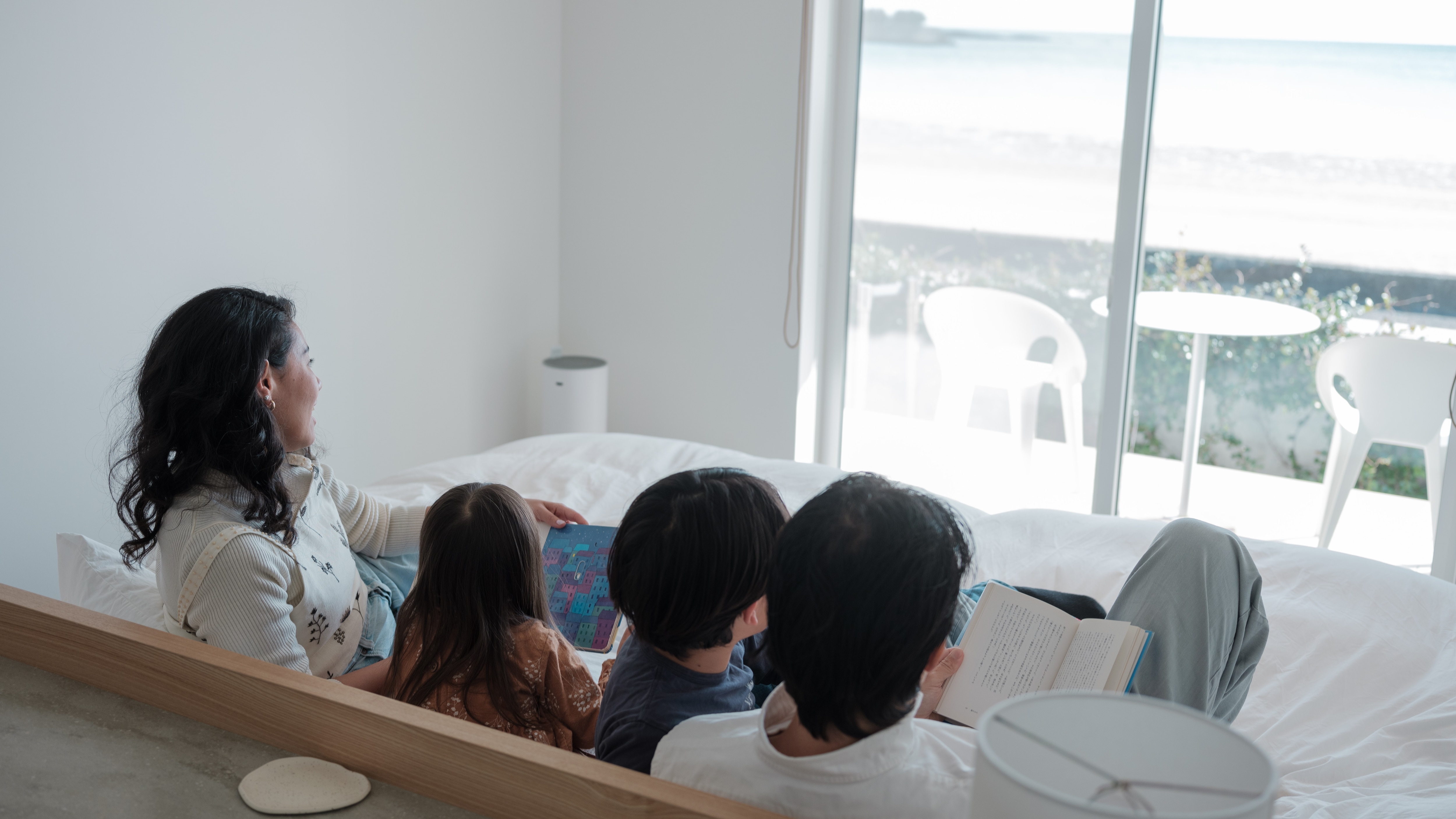 [Ocean Terrace Twin] A room where up to 2 children under elementary school age can sleep together.