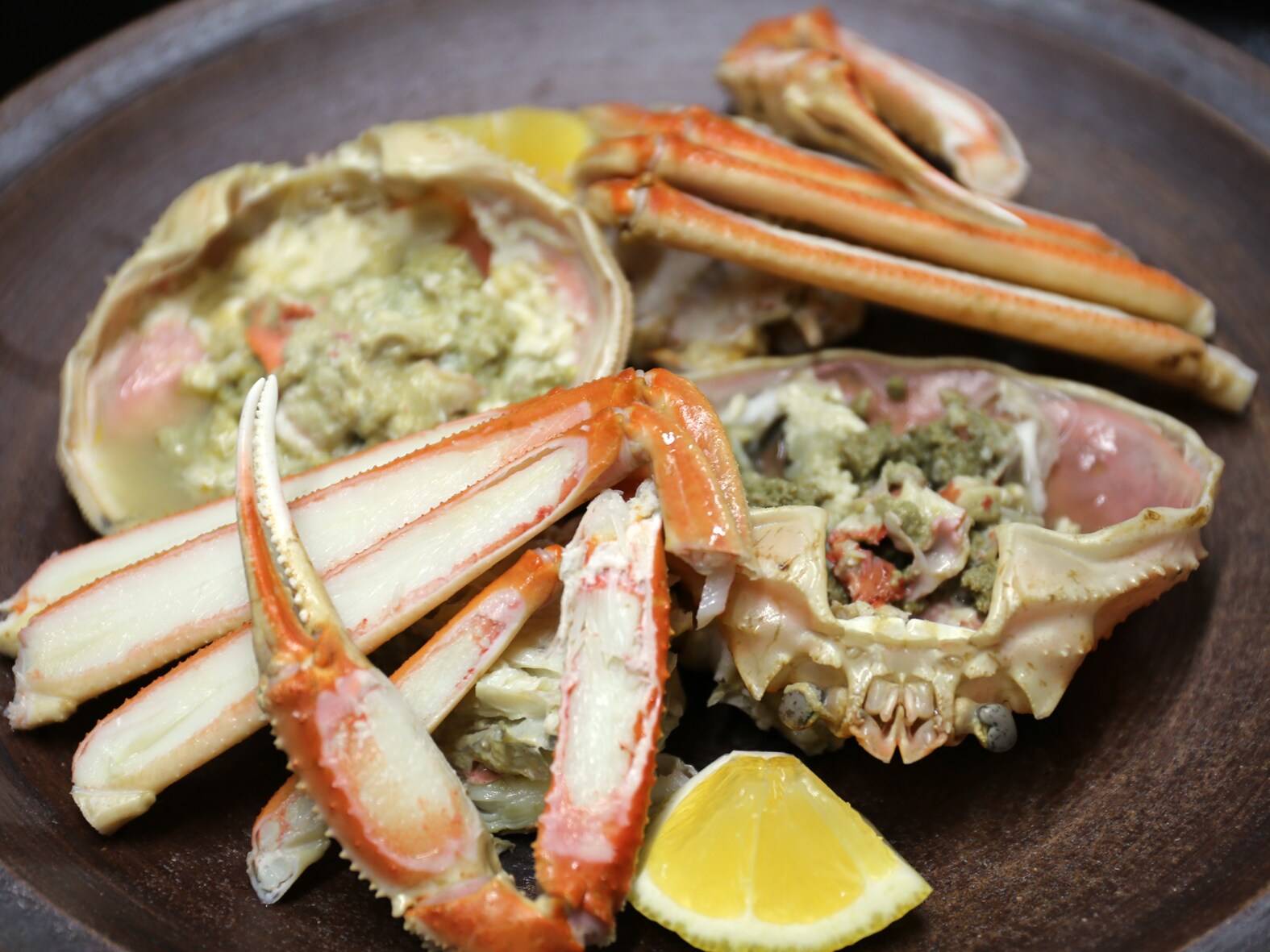 Boiled crab