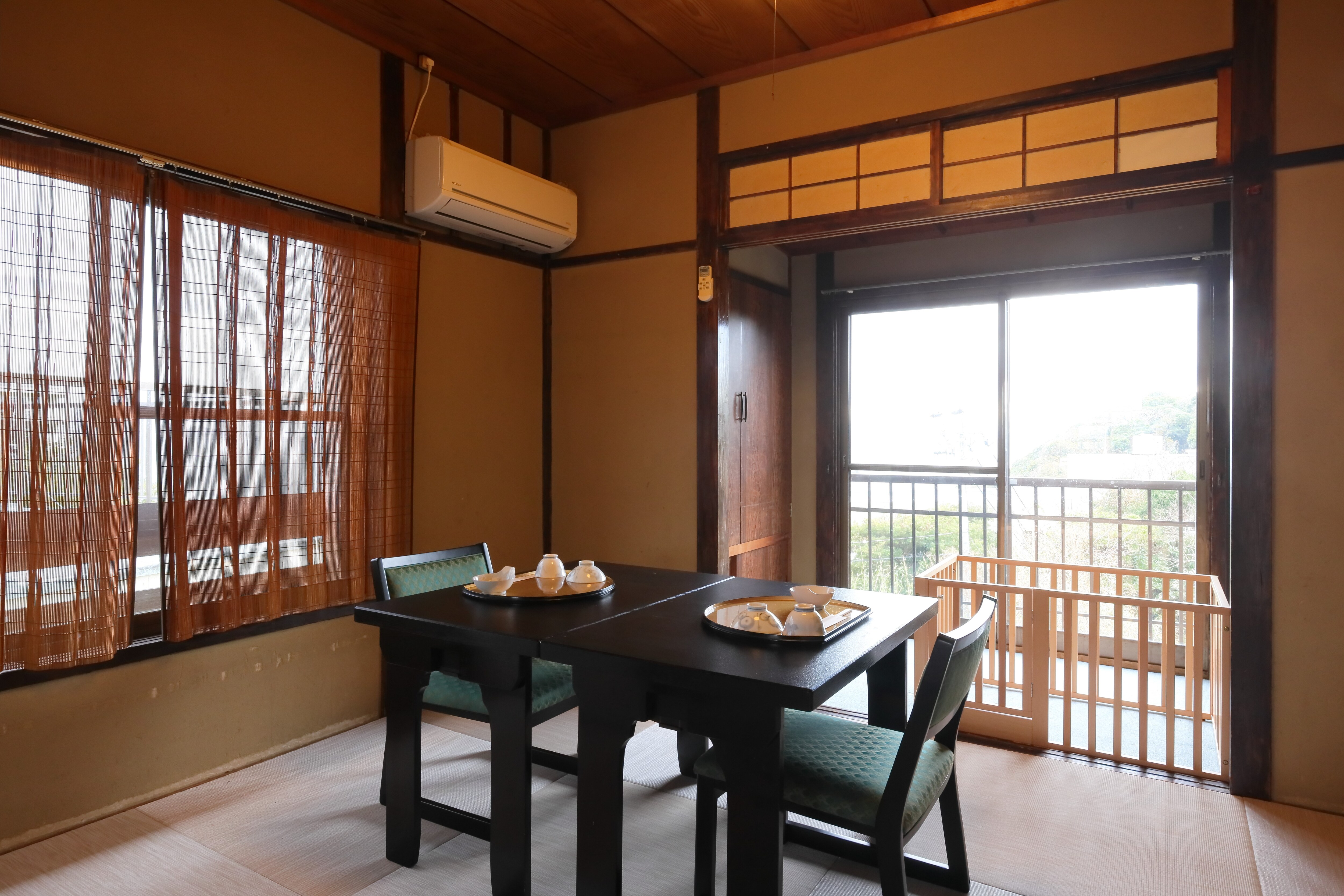 Dining area exclusively for dogs