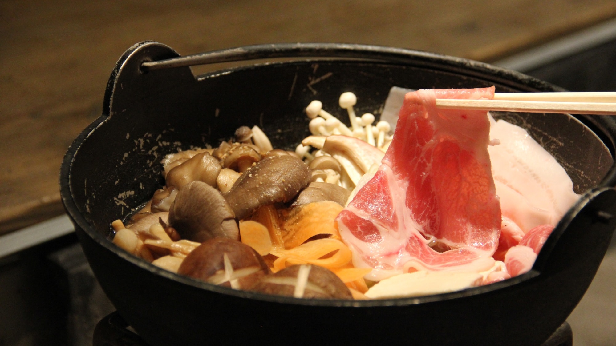 「標準套餐」信州白馬豬肉涮鍋
