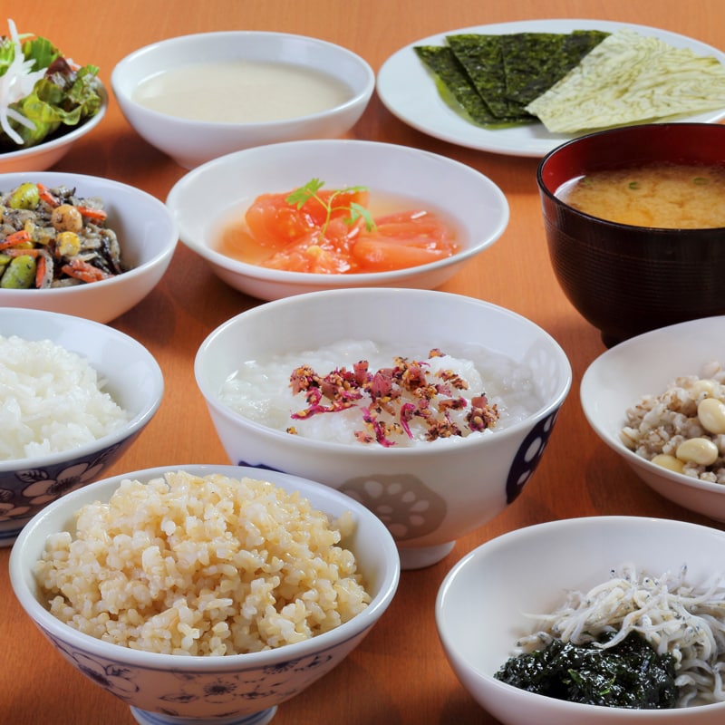 Breakfast: An example of Japanese food