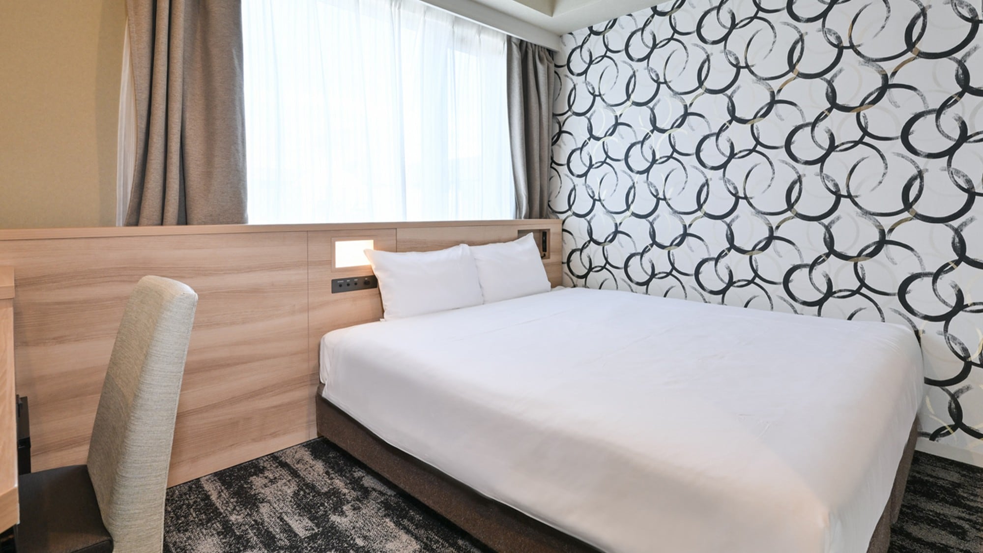 Kamar Deluxe (Tempat Tidur Queen) <Bebas Rokok> 13,6㎡