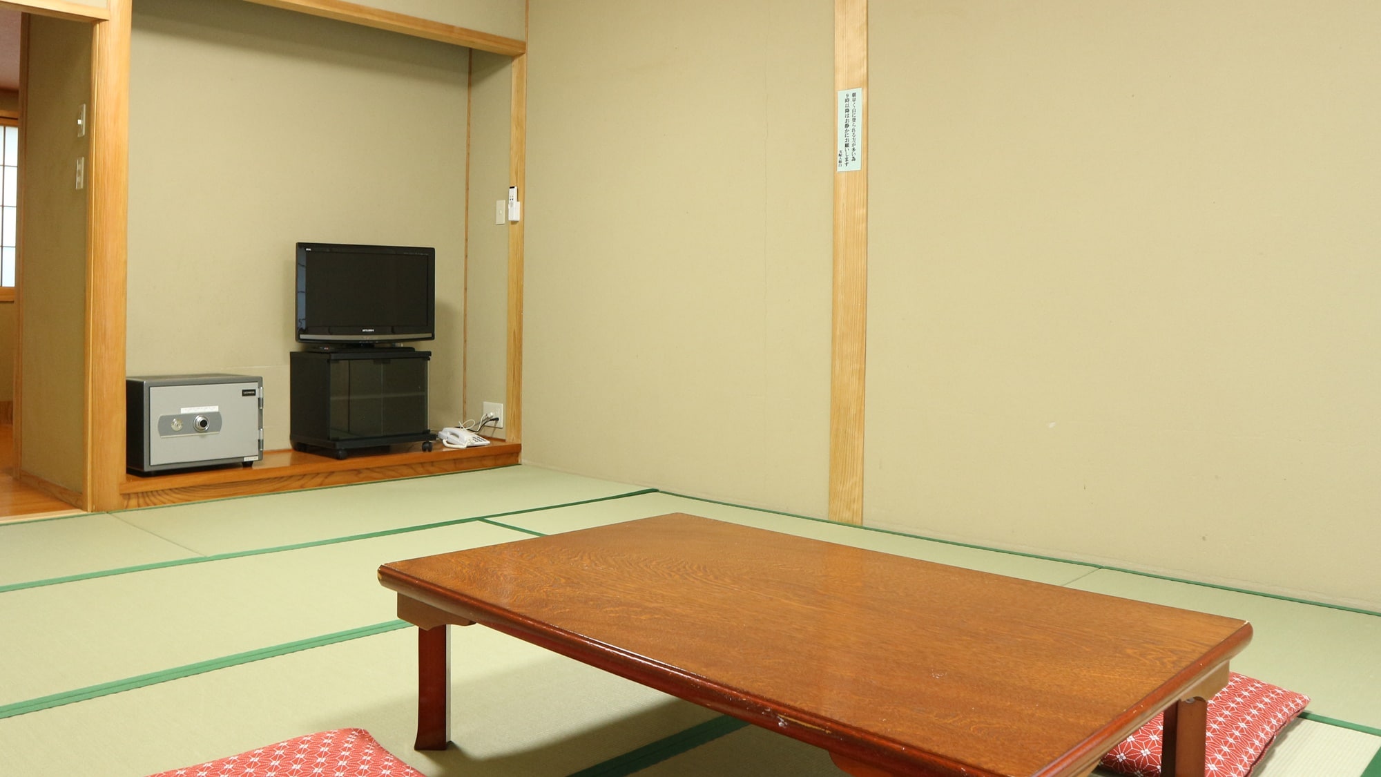 *日式房間的例子/大小將取決於人數。