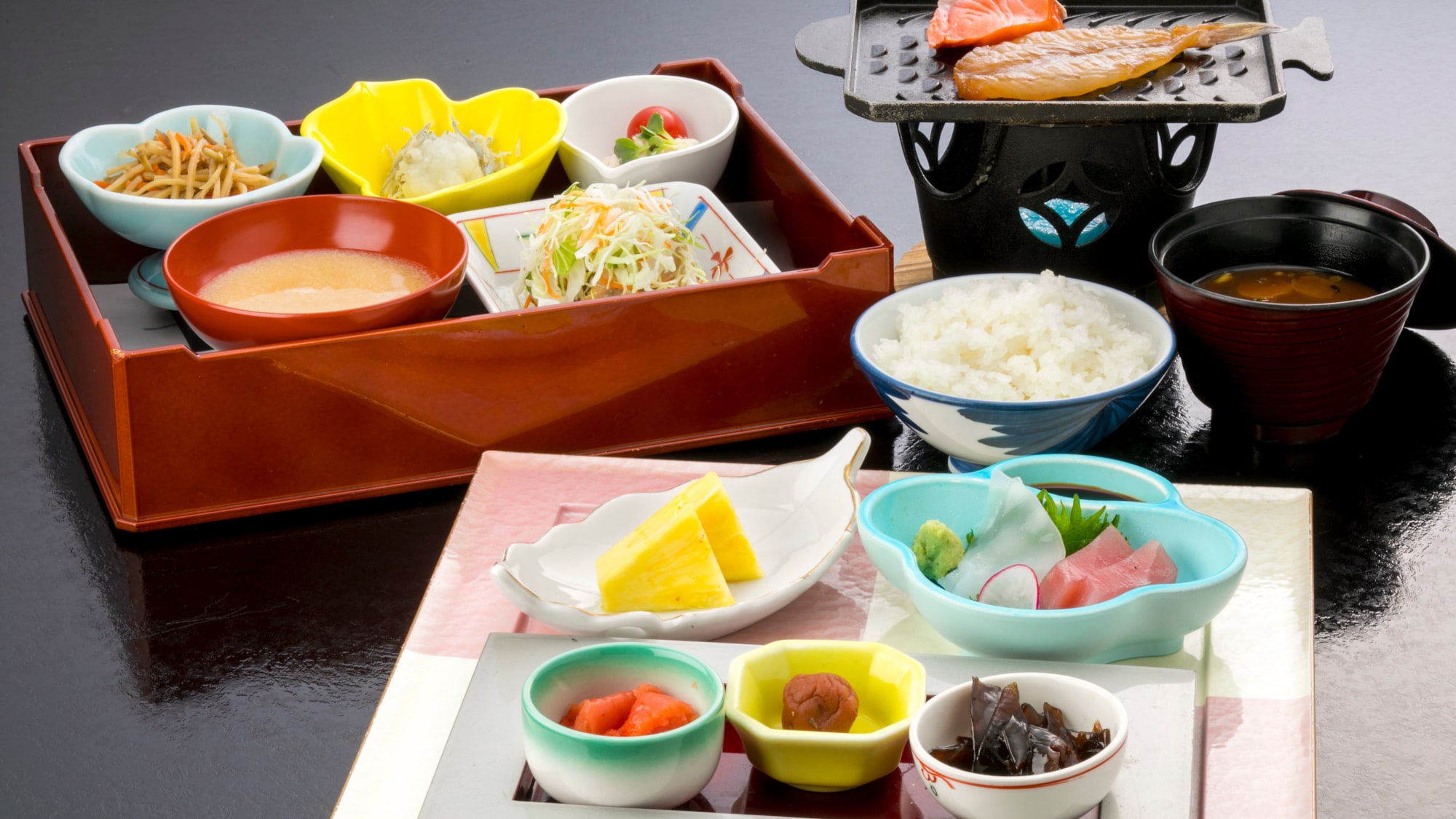 [Breakfast] Available at "Japanese set meal"