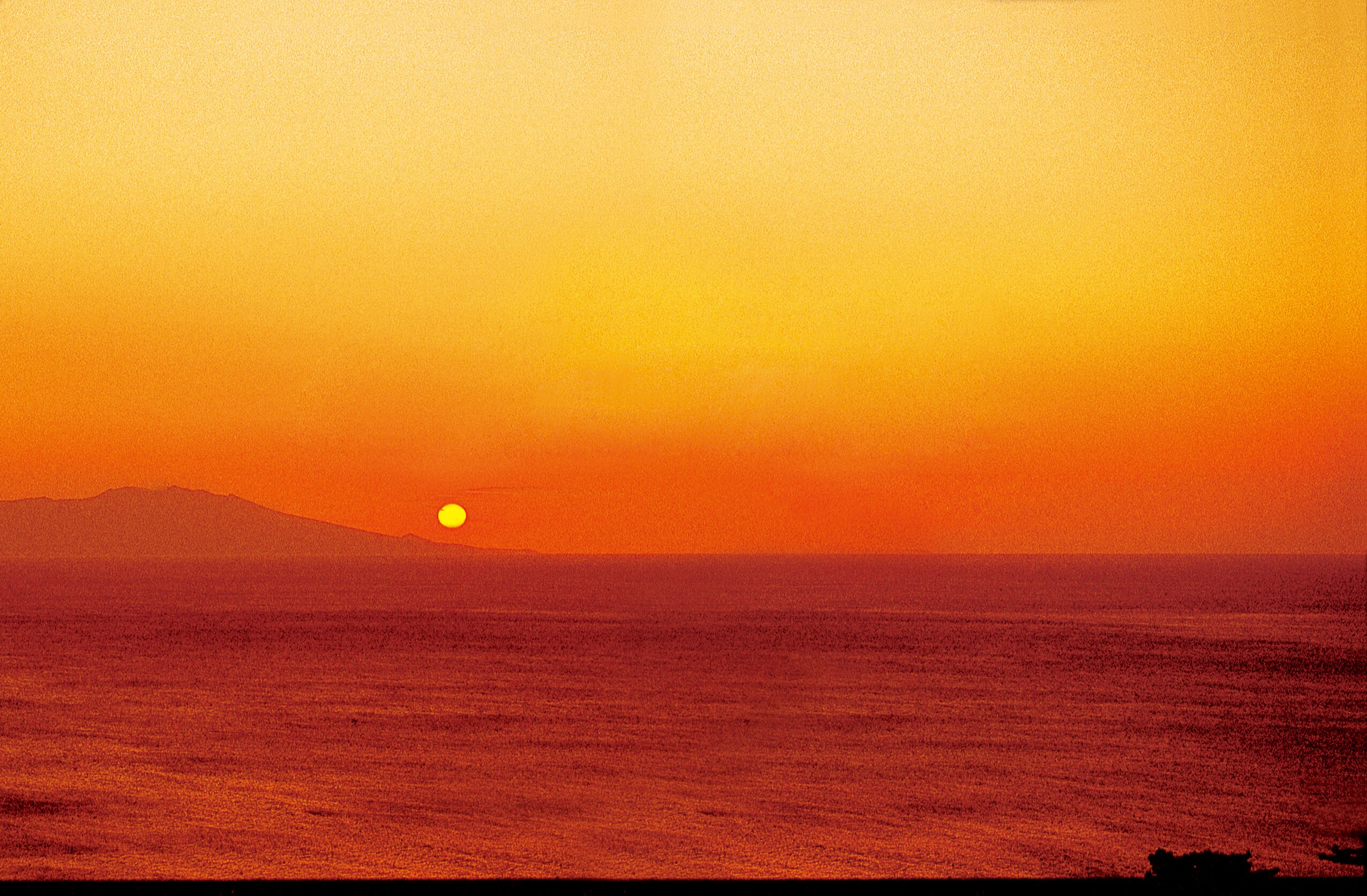 [Ocean side Japanese-style room] If it's sunny, you can see the Izu Seven Islands and the sunrise.