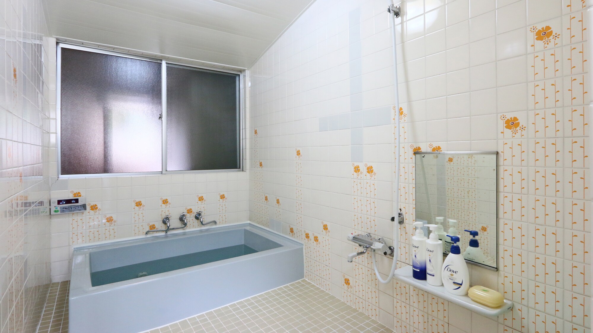 This is the bath in the annex.