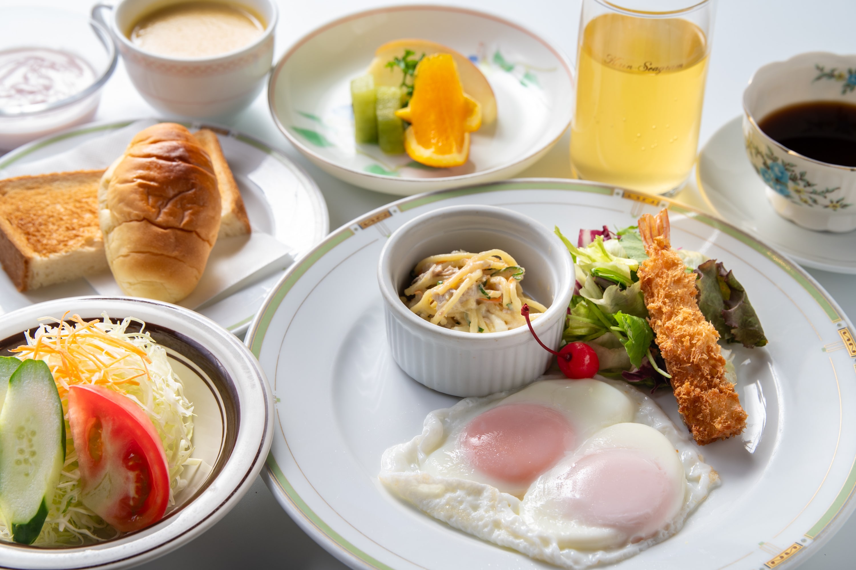 [Western breakfast] Recommended for those who want to eat bread in the morning! (Menu example)