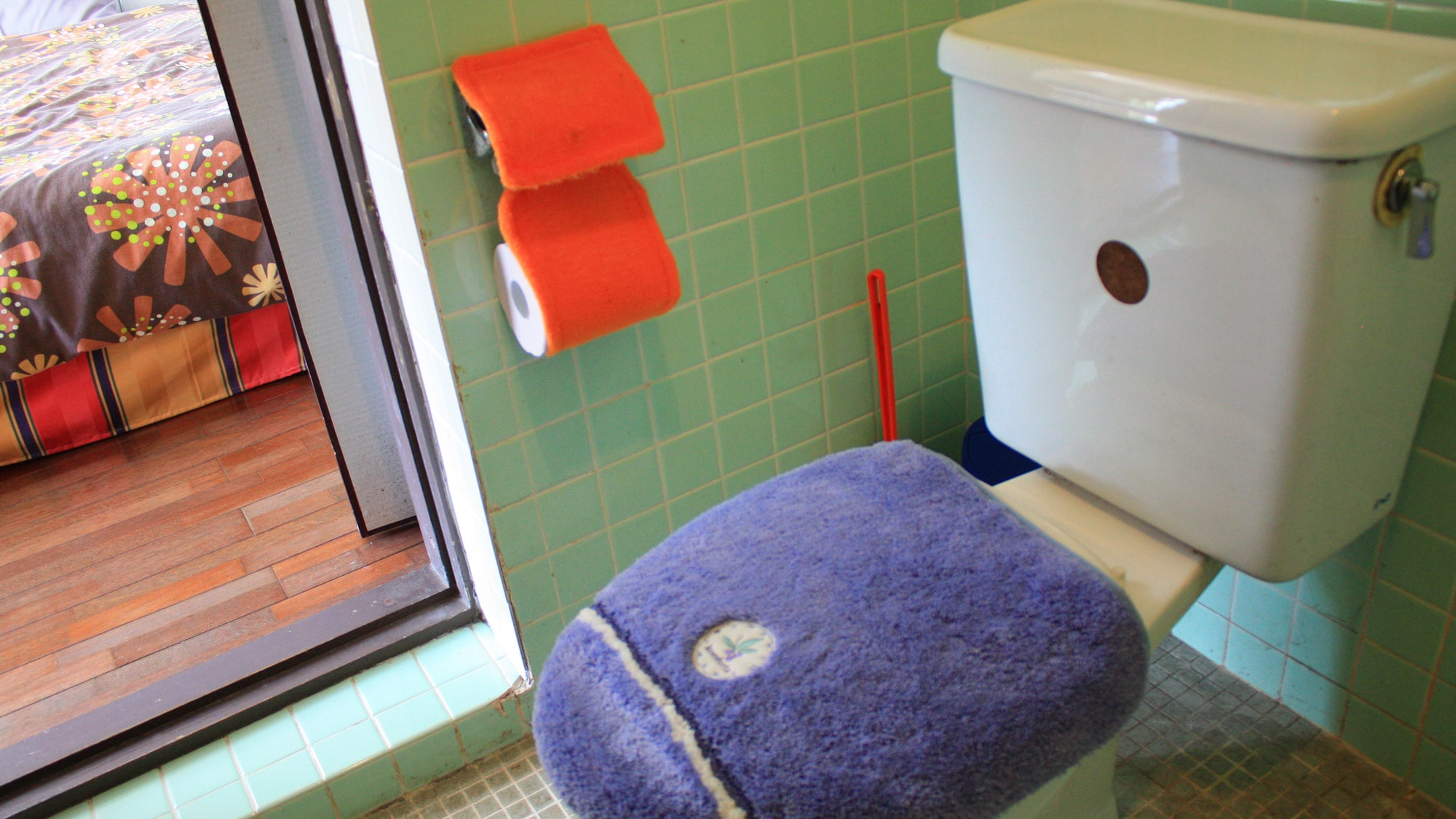 * [Example of a Western-style room] The Western-style room has a toilet attached.
