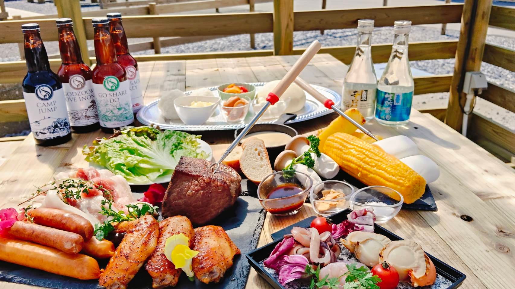 Premium Outdoor BBQ Plan: Special Dinner Menu
