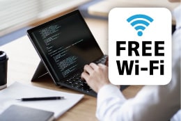 Semua kamar dilengkapi dengan Wi-Fi gratis