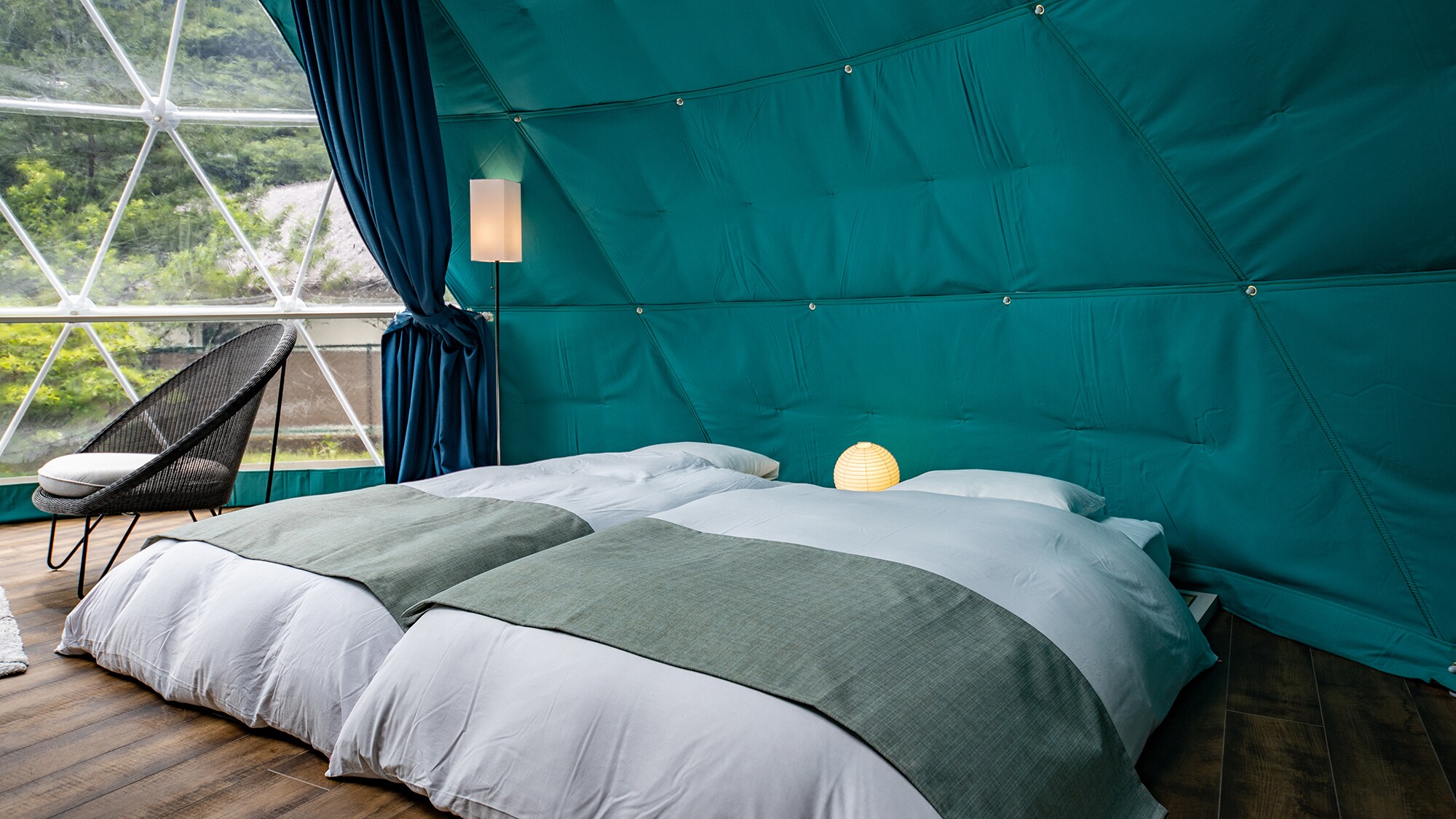 Fujin (image of inside the dome tent)