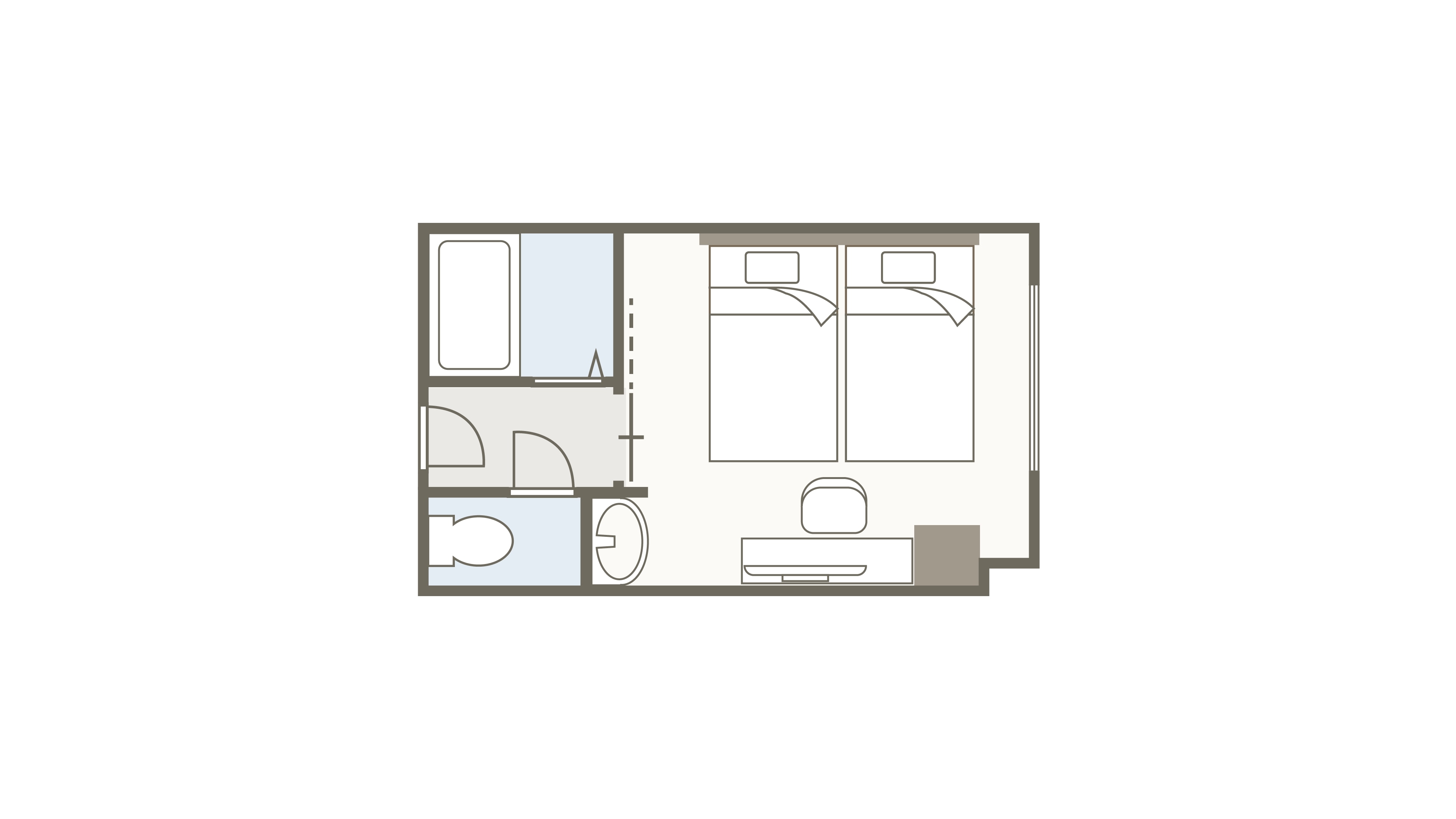 Hollywood Twin Floor Plan