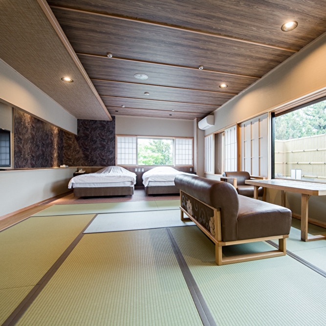 2016 renewal 10 tatami mats with hot spring bath + twin