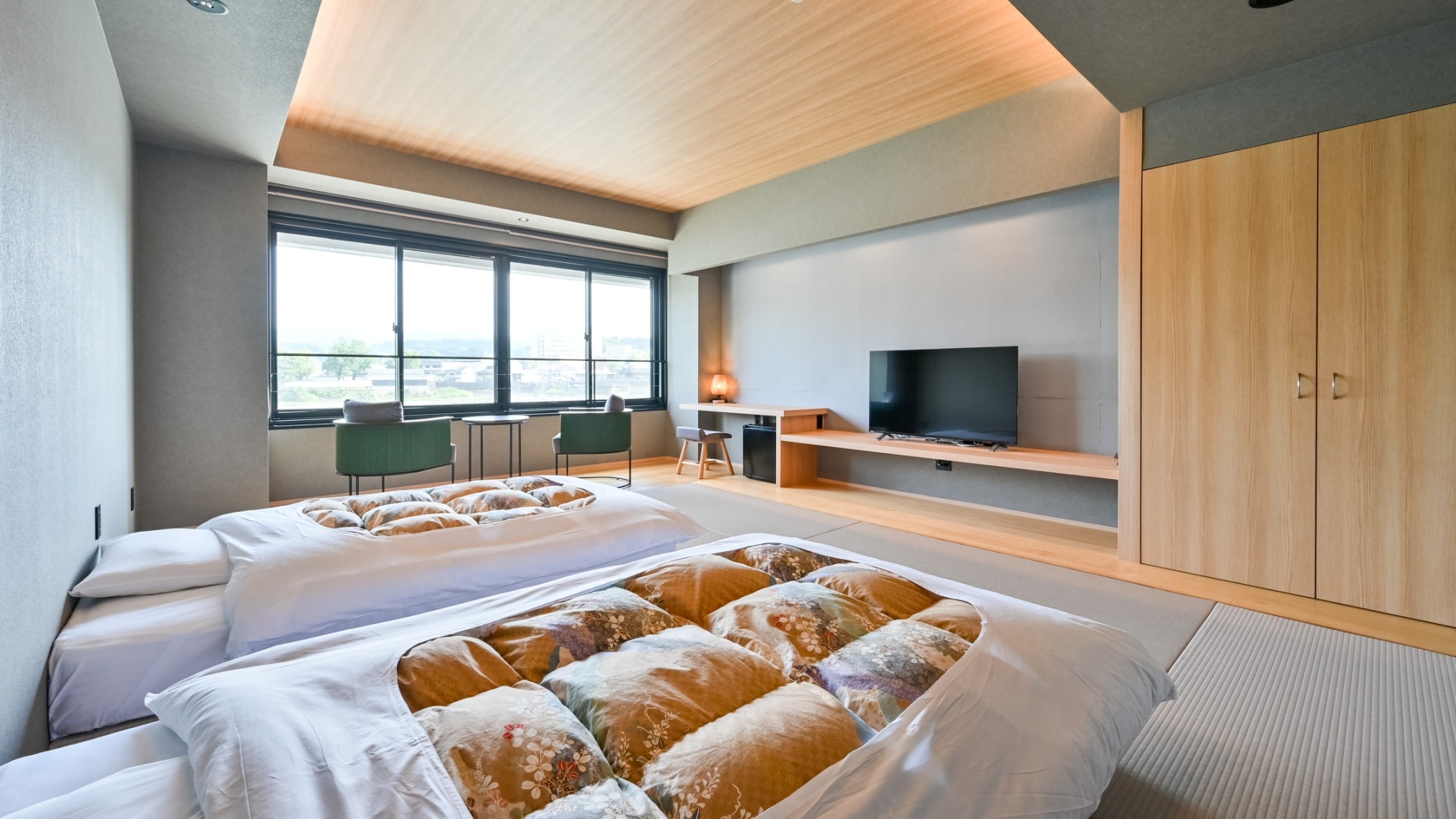 Superior Japanese modern 10 tatami mats <2nd floor, twin bed>