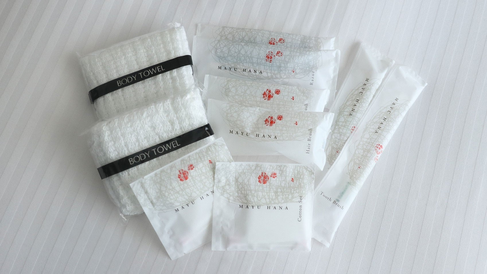 [Amenities] Basic amenities made from environmentally friendly biomass materials, such as toothbrushes and toothpaste