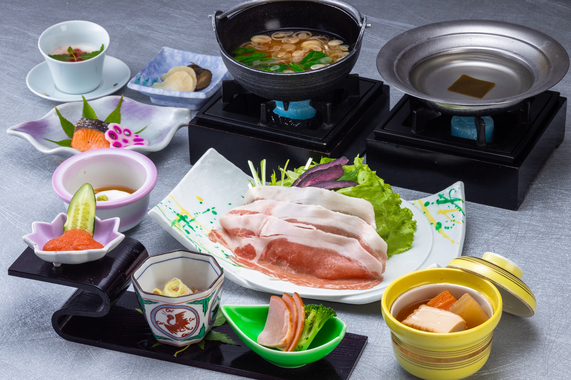 人氣早餐【上州麻糬豬肉涮鍋套餐】