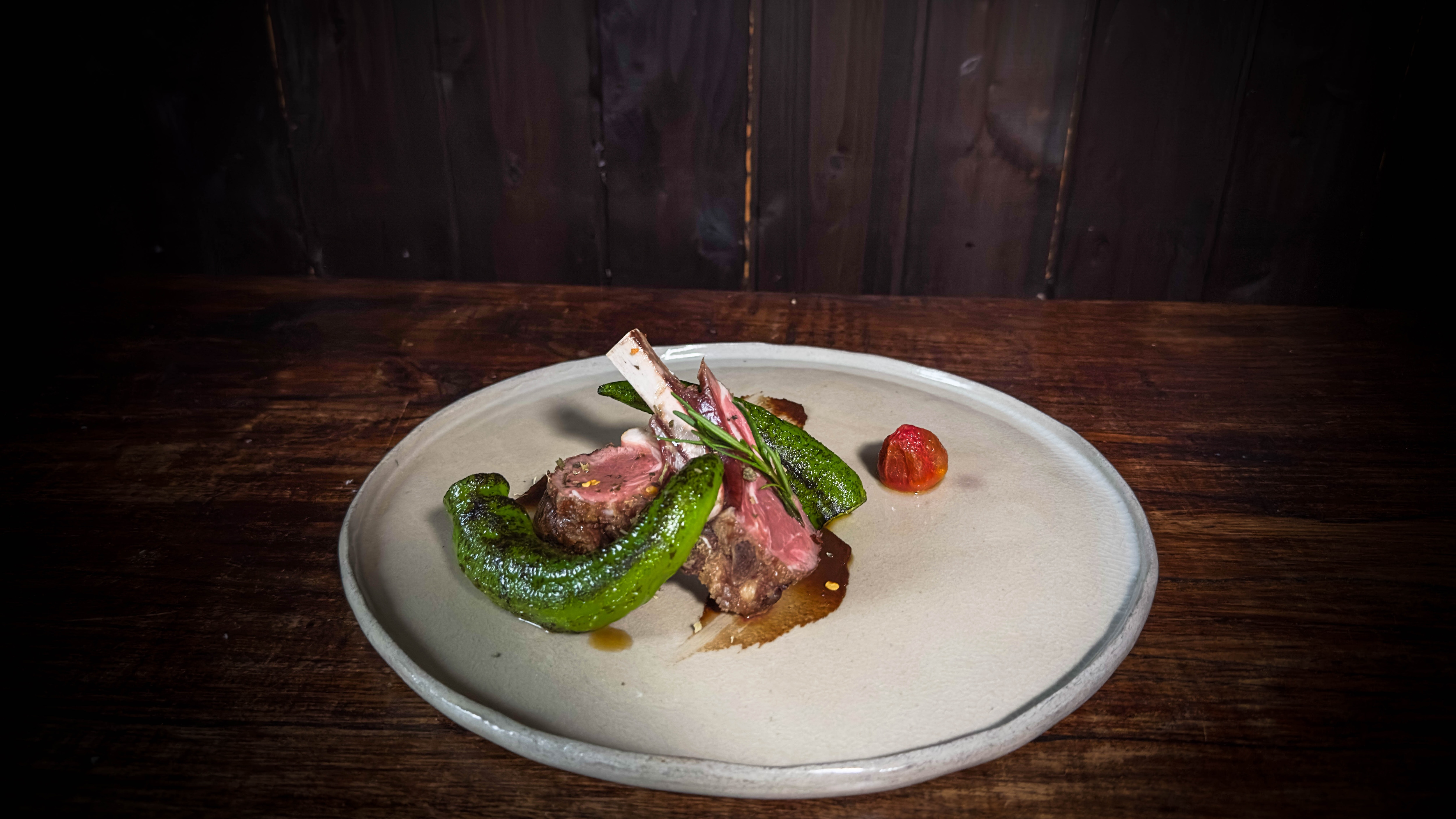 [Dinner] Charbroiled lamb with aged ingredients