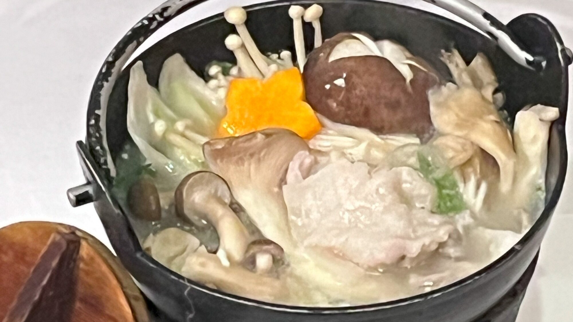 Winter only! Dinner main dish: soy milk hotpot