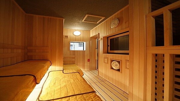 ◆ Men's and women's sauna ★ With TV ★ [Large communal bath sauna only * Stops from 1:00 to 5:00 at midnight for safety reasons