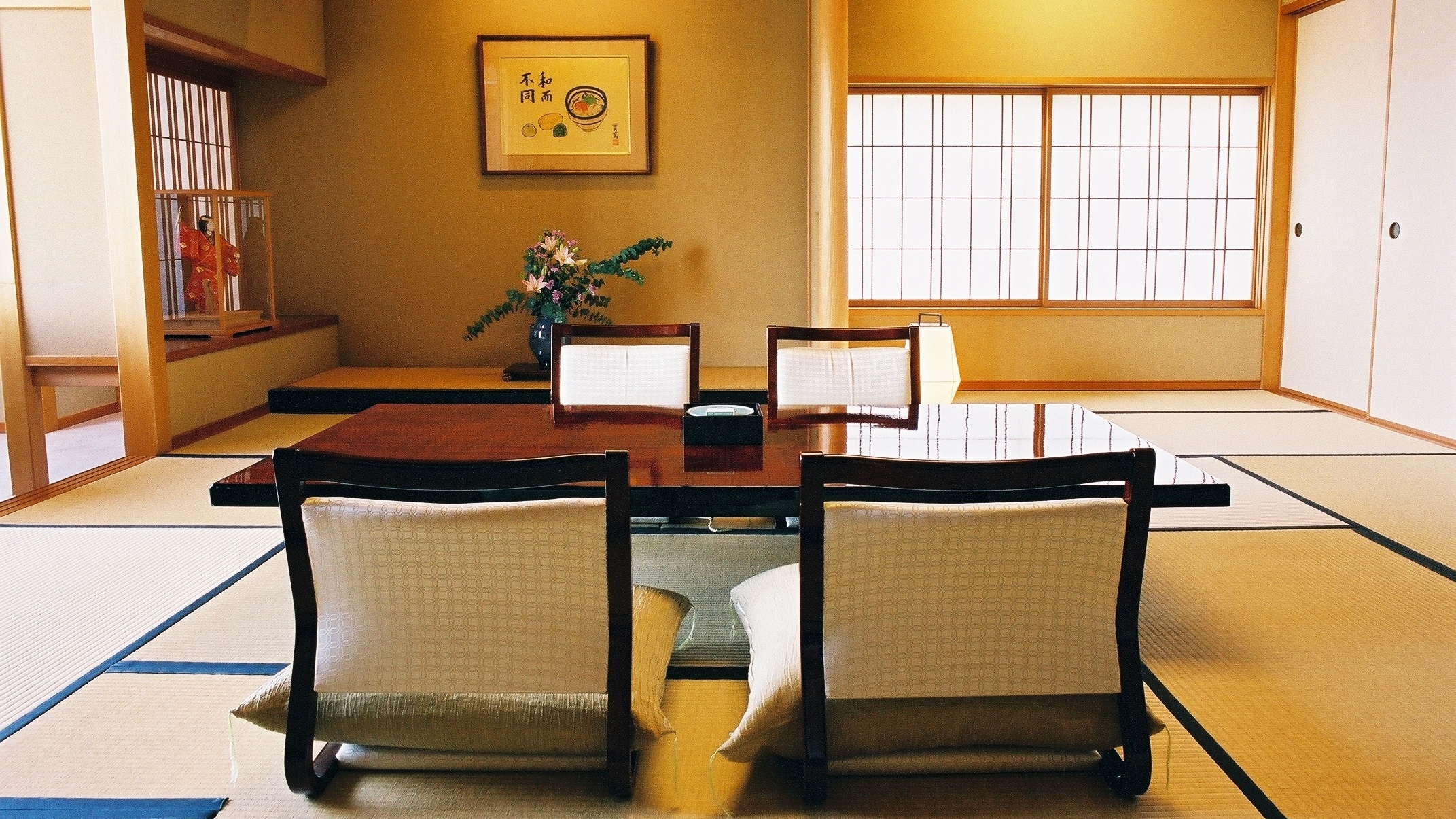 [Phòng kiểu Nhật 12,5 chiếu tatami] (có bồn tắm trong nhà làm hoàn toàn bằng cây bách) Rikyu 64m2/ven sông