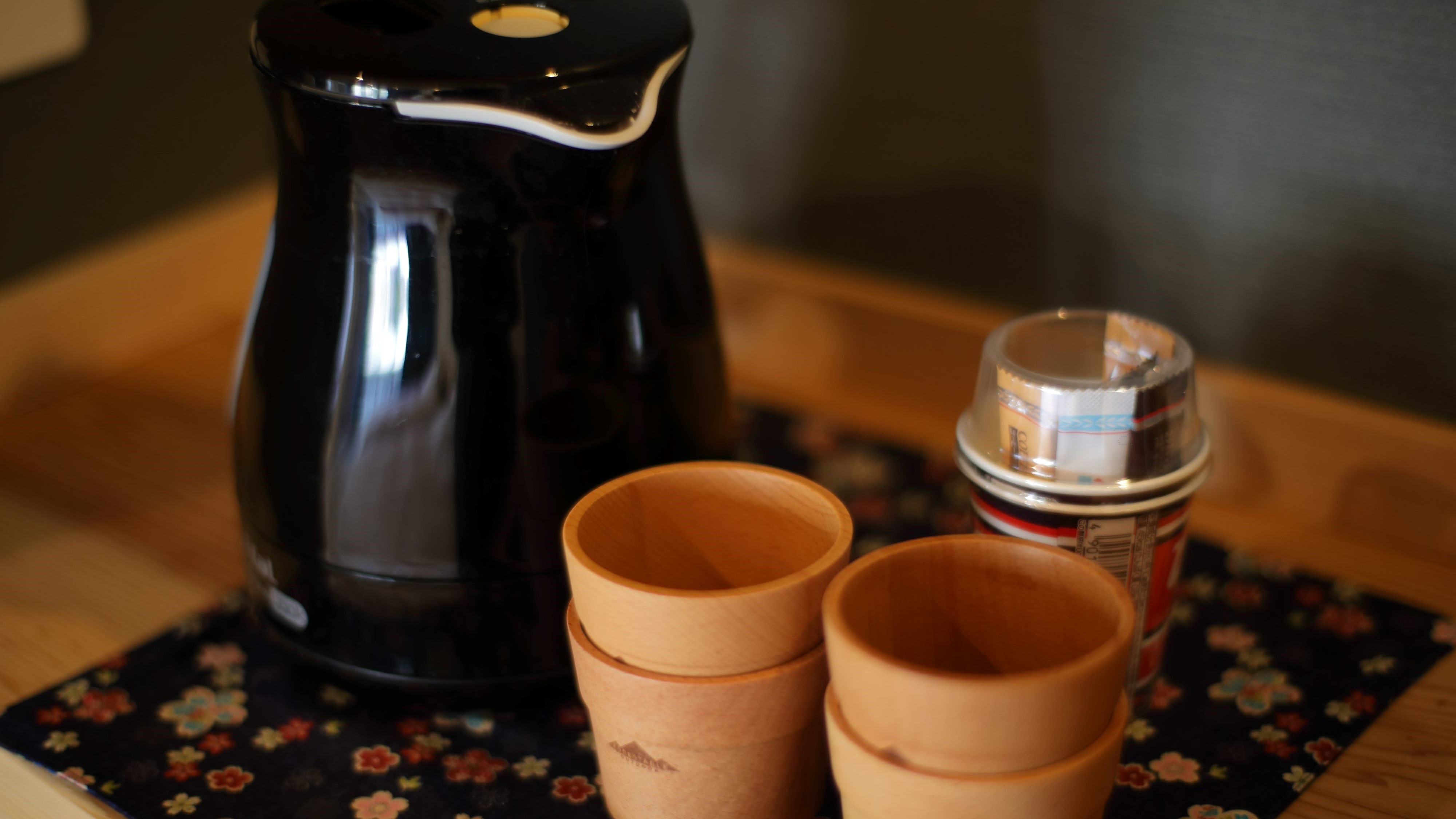 Newly renovated in 2021, this Japanese-Western style room comes with a coffee set.