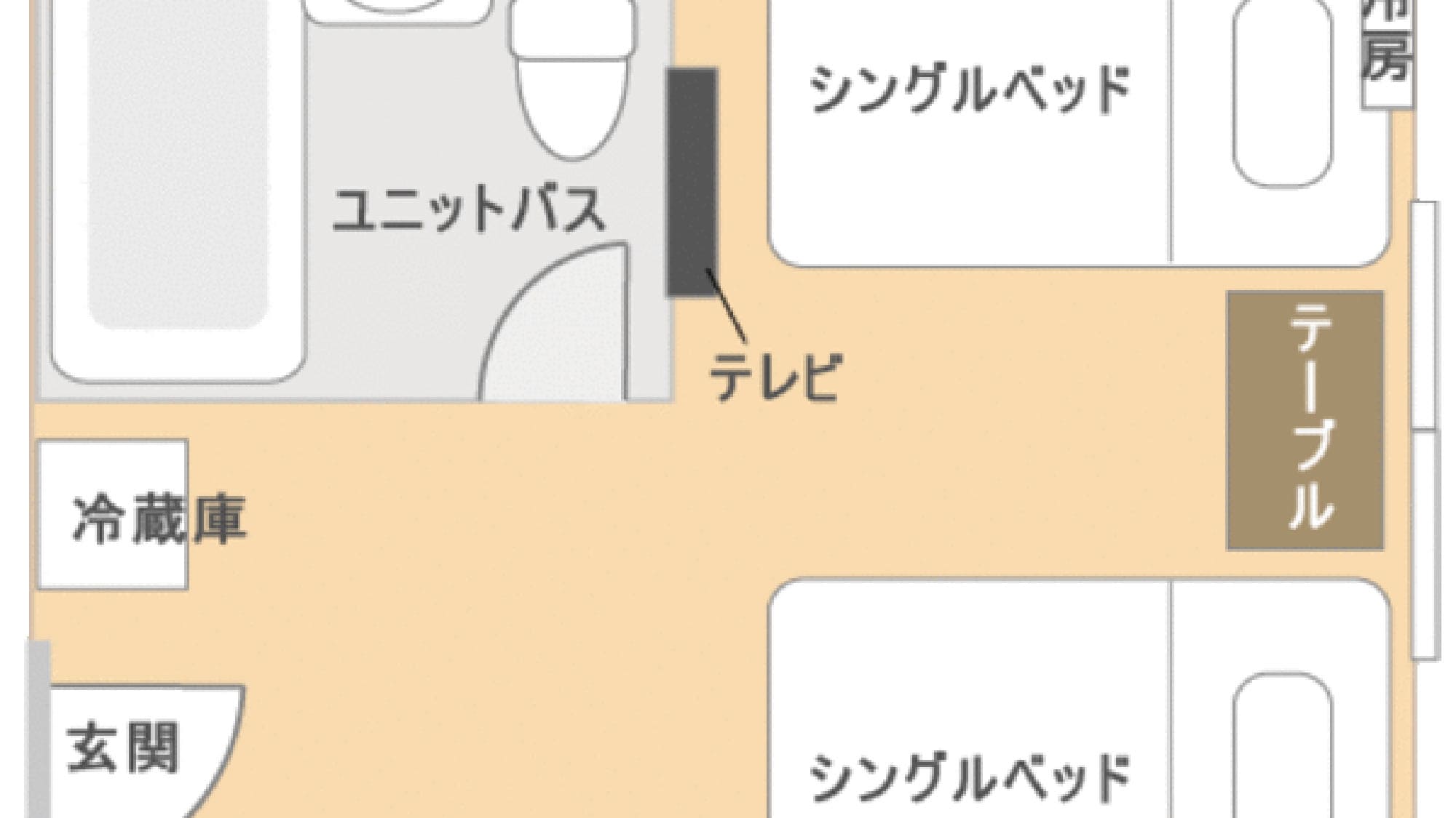 Floor plan (standard twin)