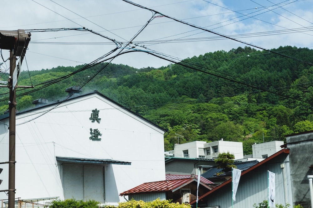 Bạn có thể đi bộ để nếm thử năm nhà máy sản xuất rượu sake, bao gồm cả "Masumi".