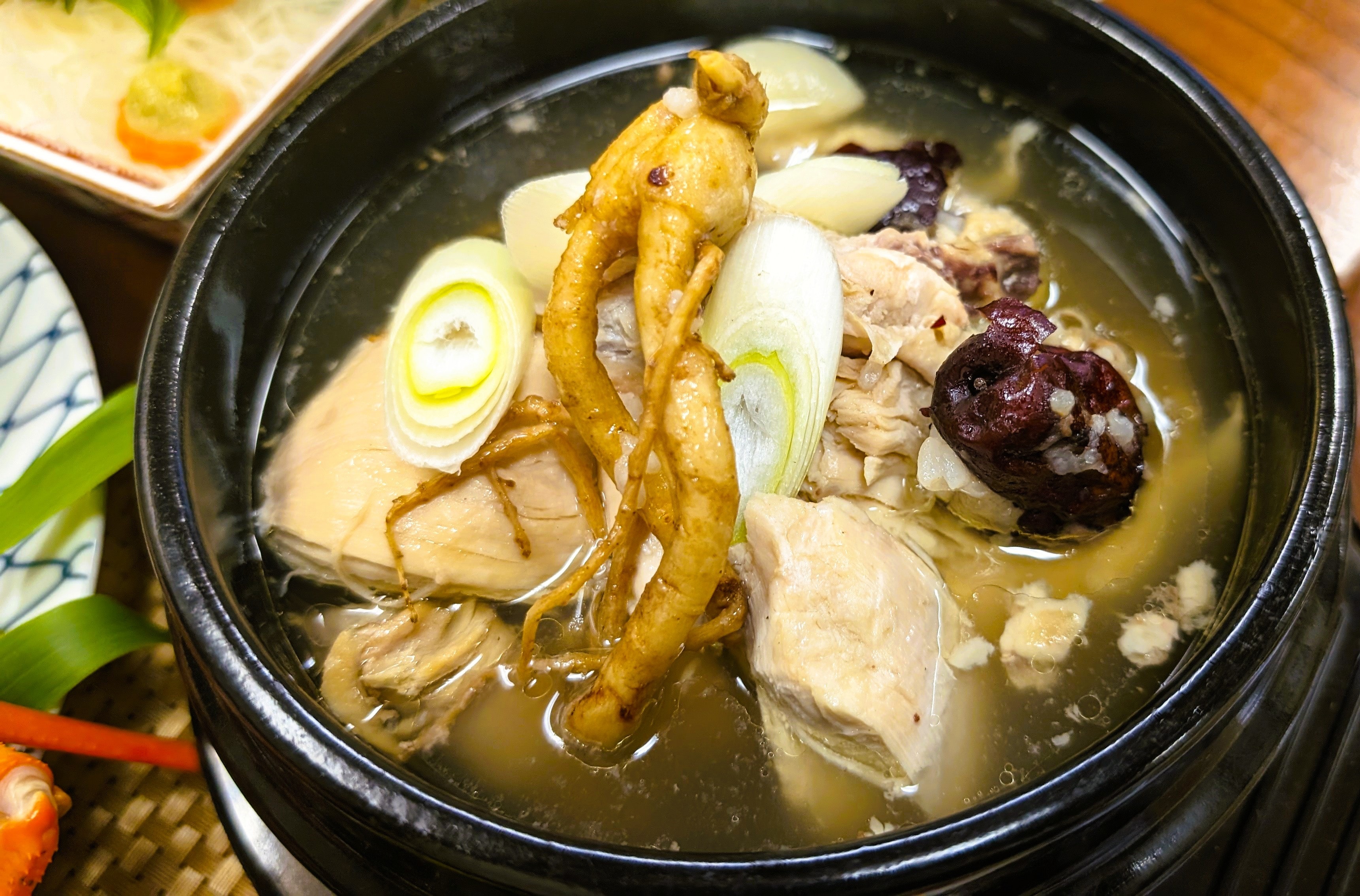 한국요리:삼계탕(한국약선요리)