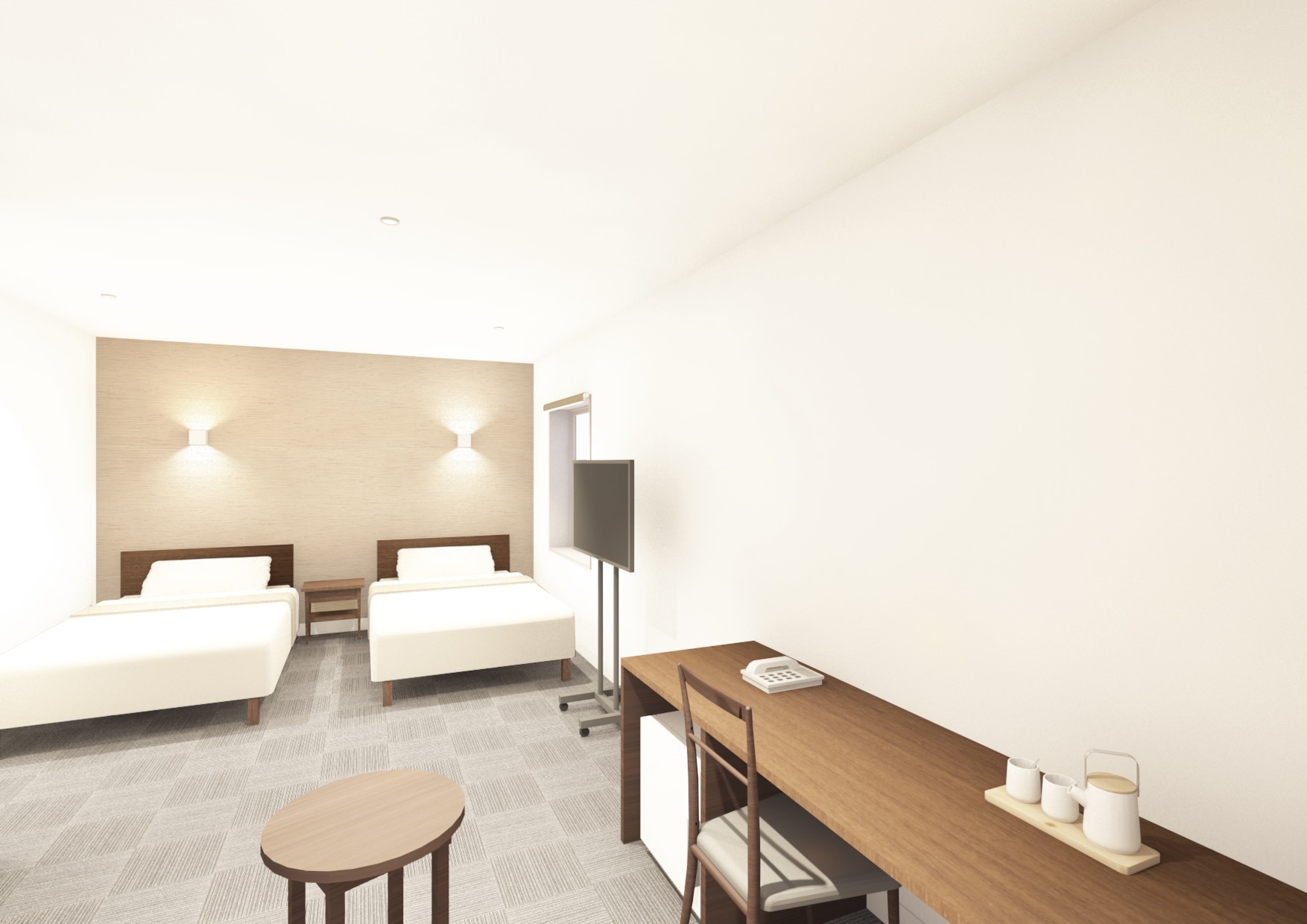 Phòng Deluxe Twin không hút thuốc
