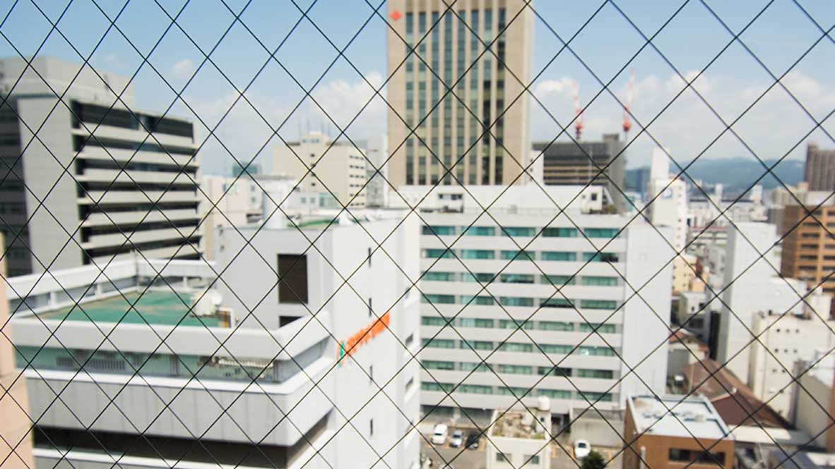 View from the top floor (12th floor)
