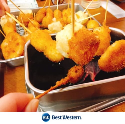 Osaka specialty: kushikatsu