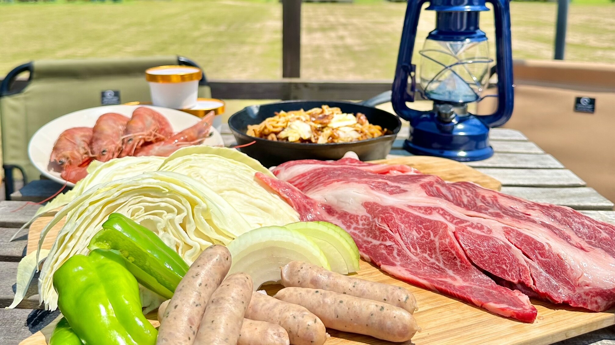 豪華露營晚餐_夏季