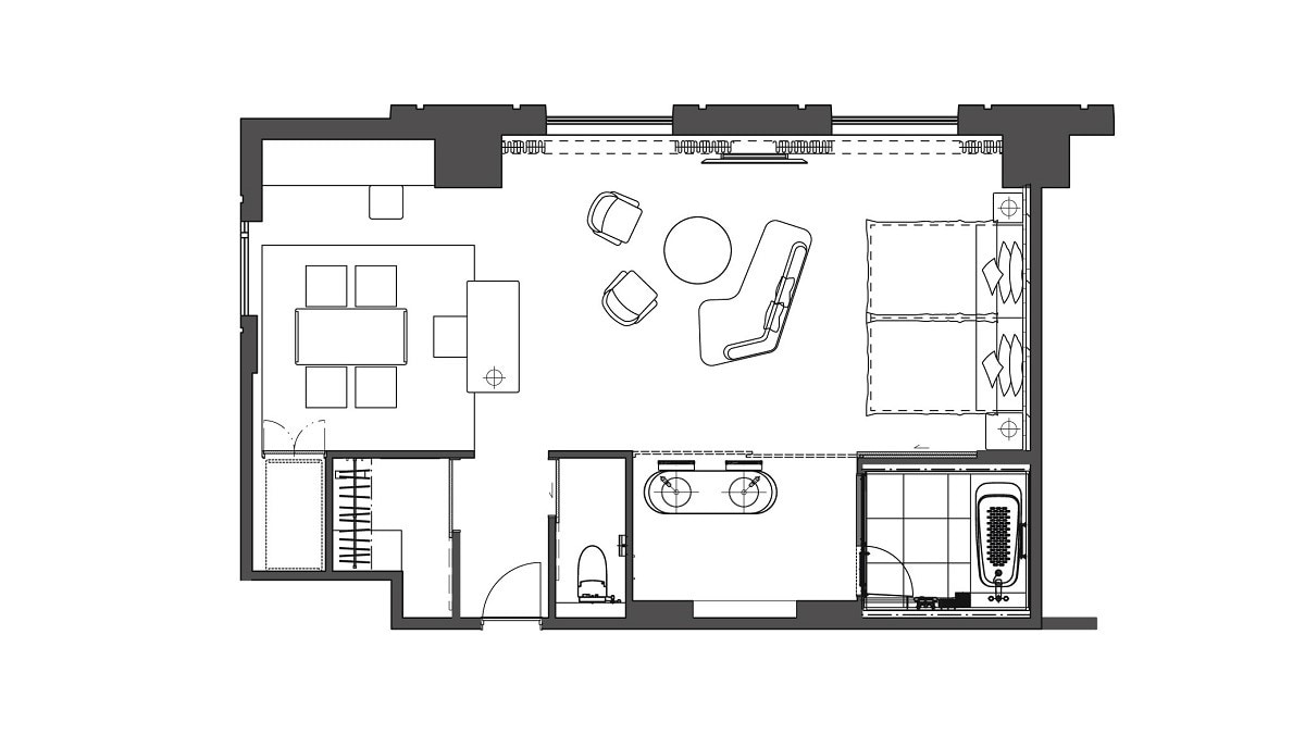 [Tầng câu lạc bộ] Junior Suite Royal (ảnh bố cục)