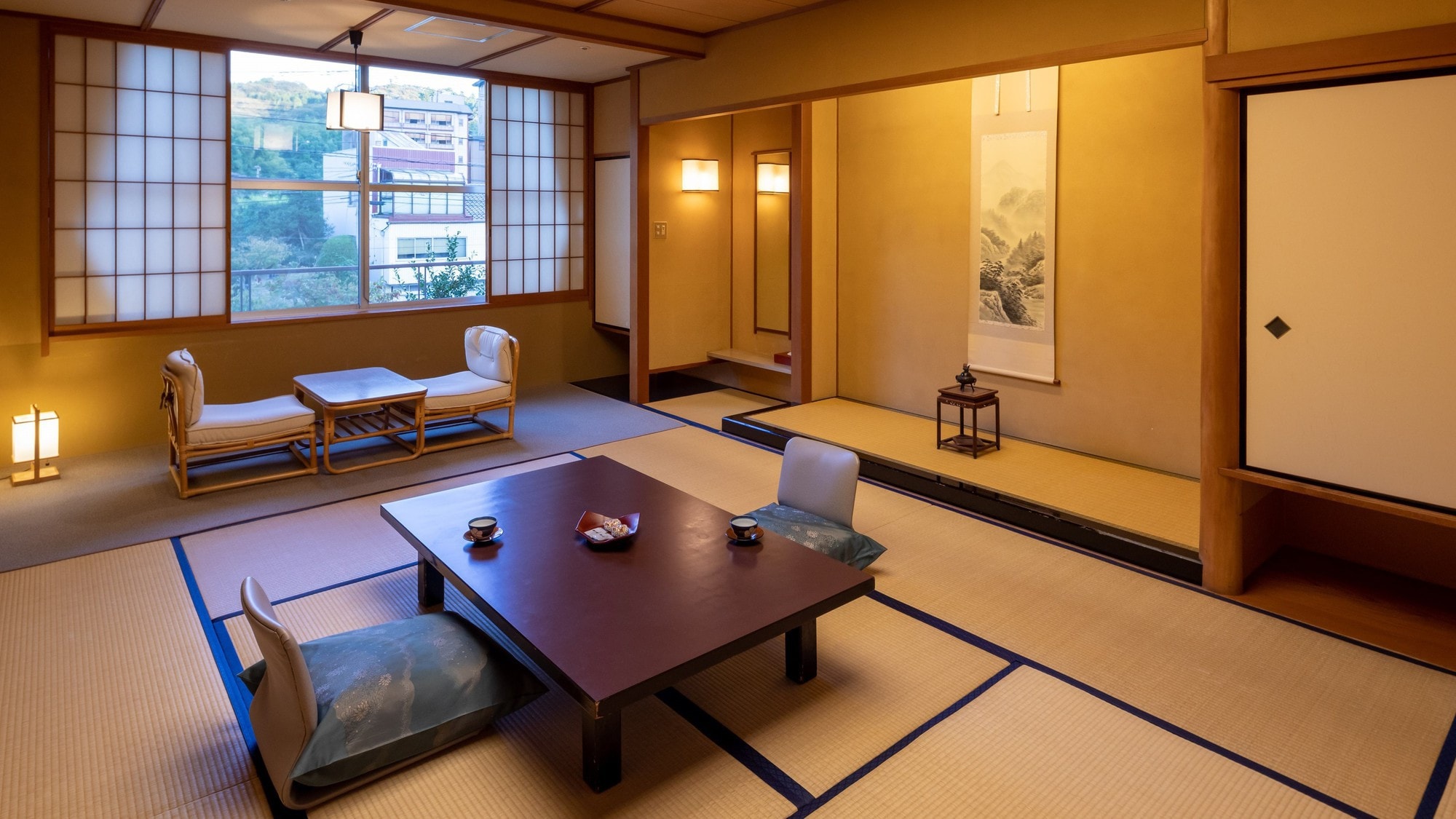 [ปลอดบุหรี่] อาคารหลัก/ห้องพักสไตล์ญี่ปุ่น/ห้องพักทุกห้องกว้างขวางและมีพื้นที่มากกว่า 40 ตร.ม.