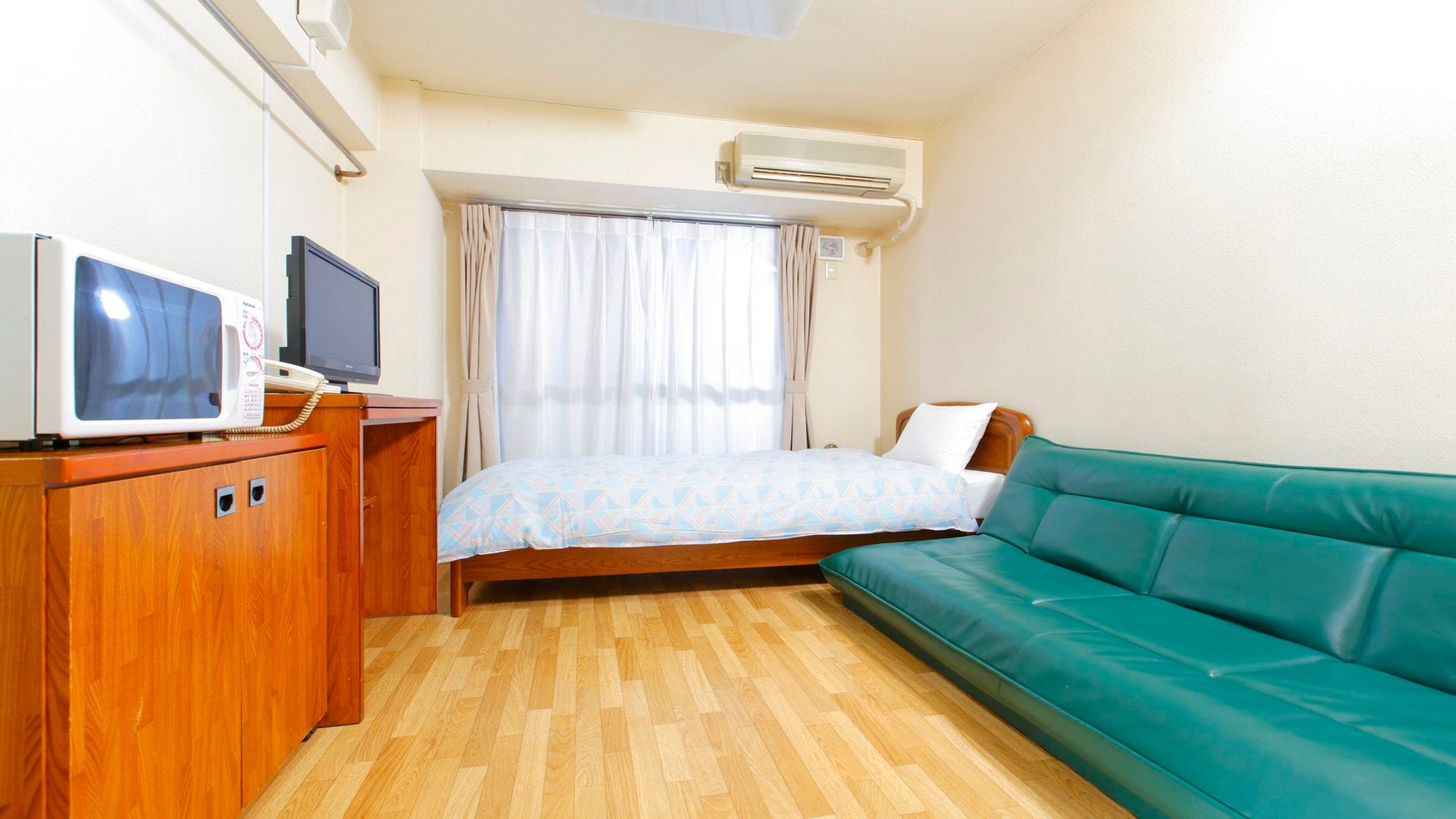 Studio twin [15㎡ / bed width 100cm, 1 sofa bed]