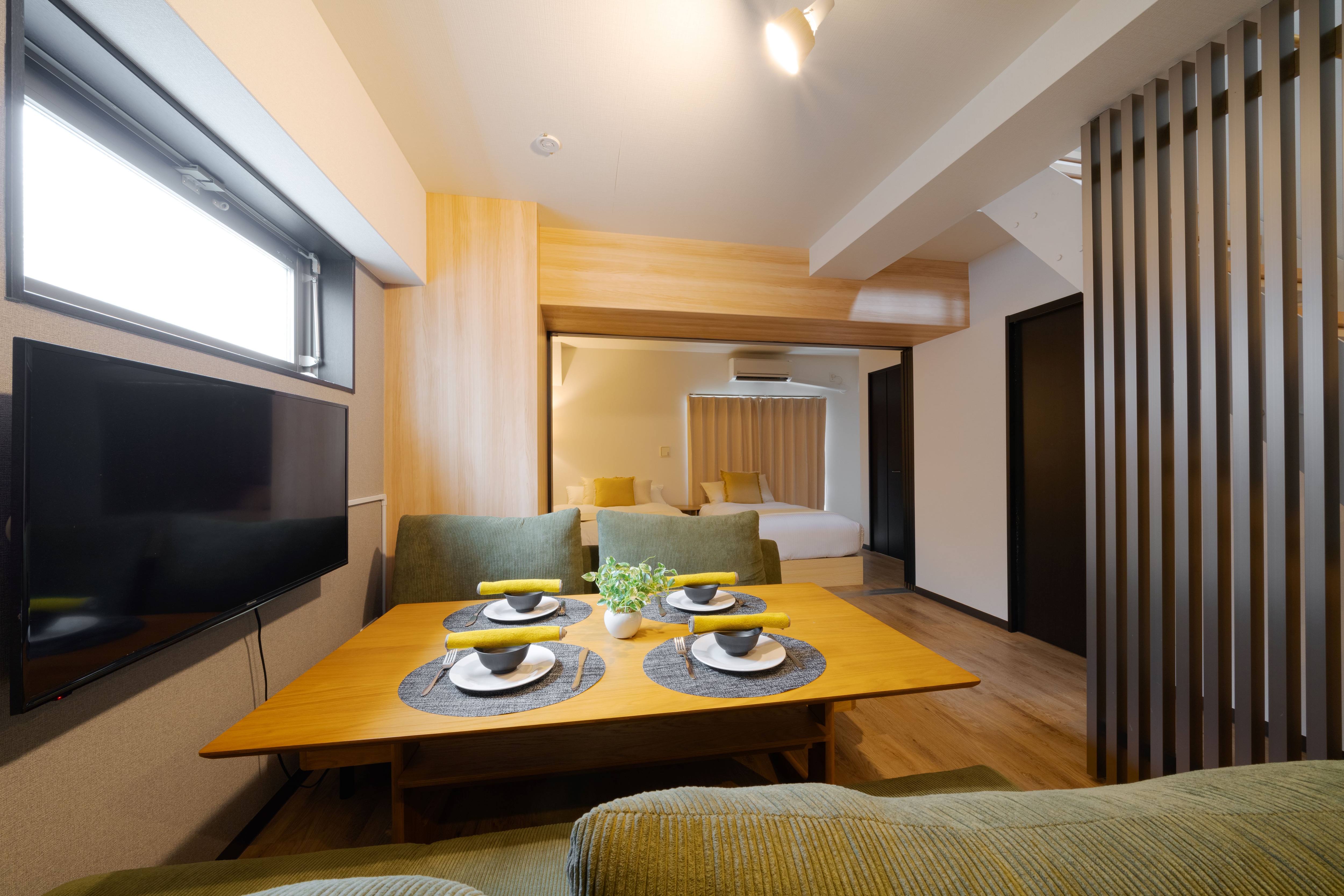 Maisonette room with stairs inside [accommodates up to 8 adults]