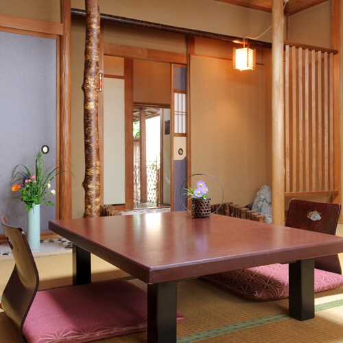 [Room example / Arashiyama room] The structure is reminiscent of Togetsukyo Bridge over Arashiyama, Kyoto.