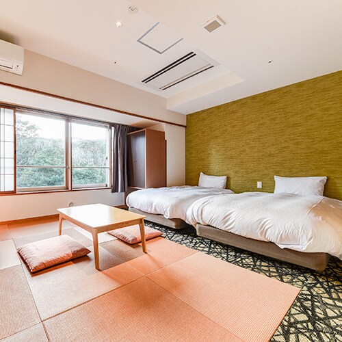 * Forest view twin (example of guest room)