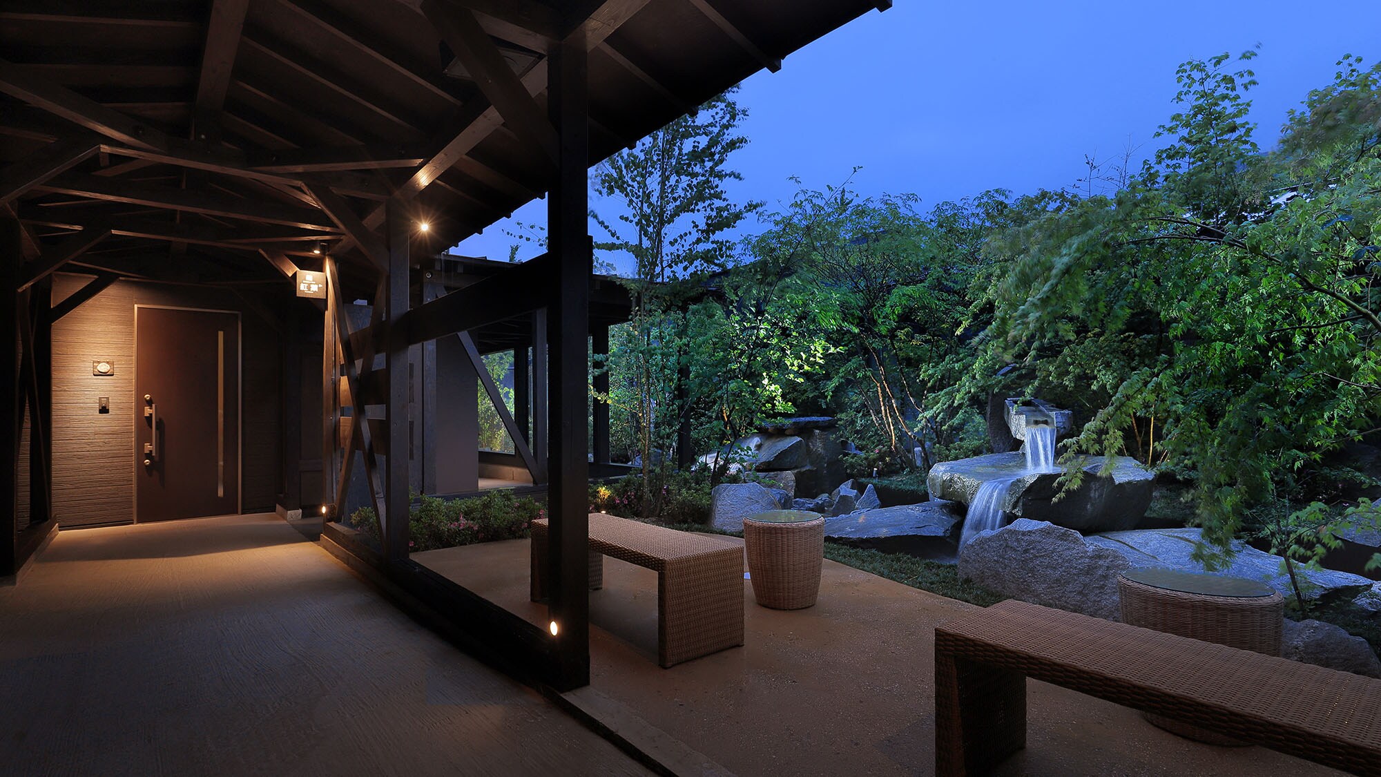 建築內部：庭院