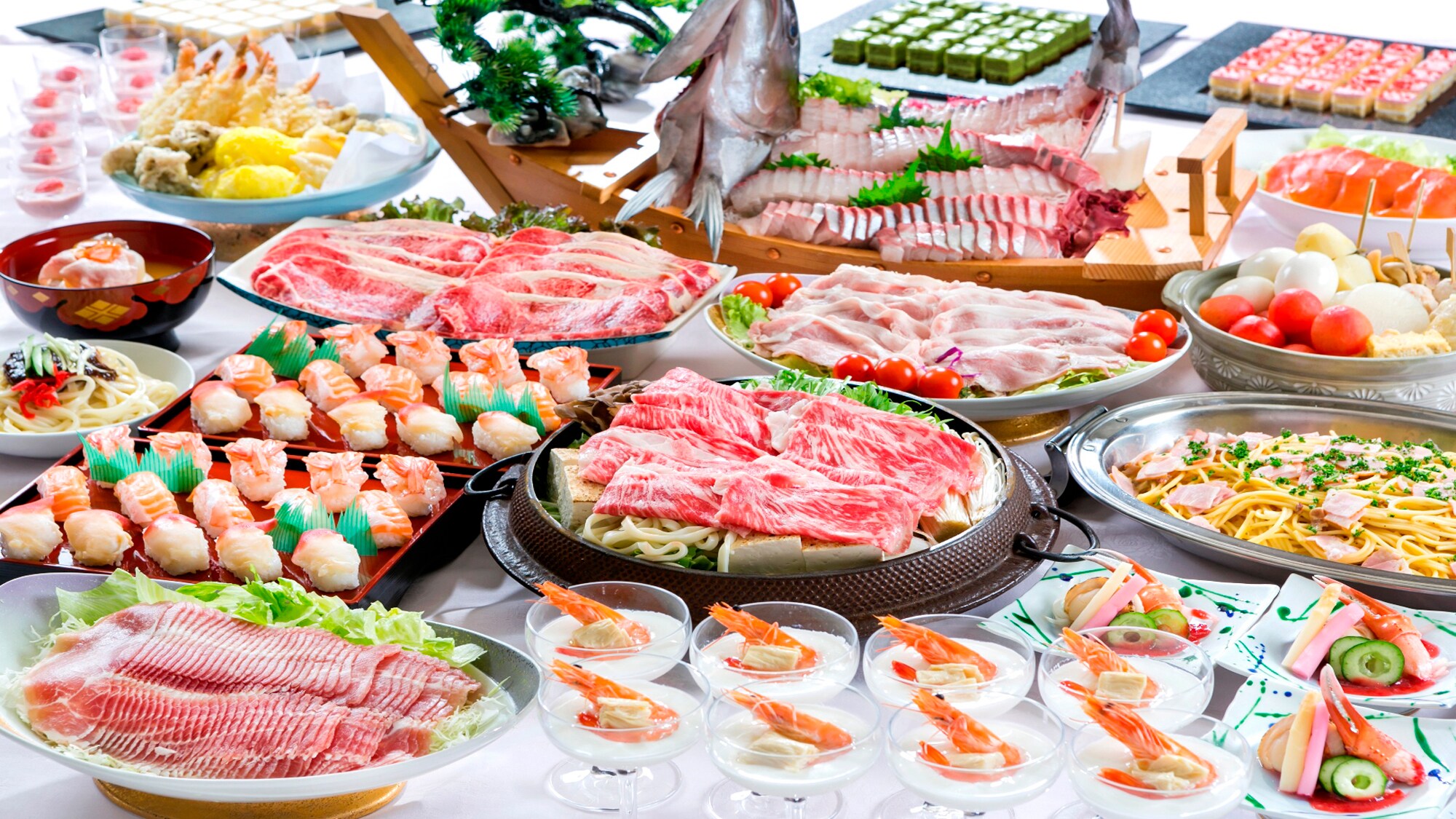 Hình ảnh chính của bữa tối buffet