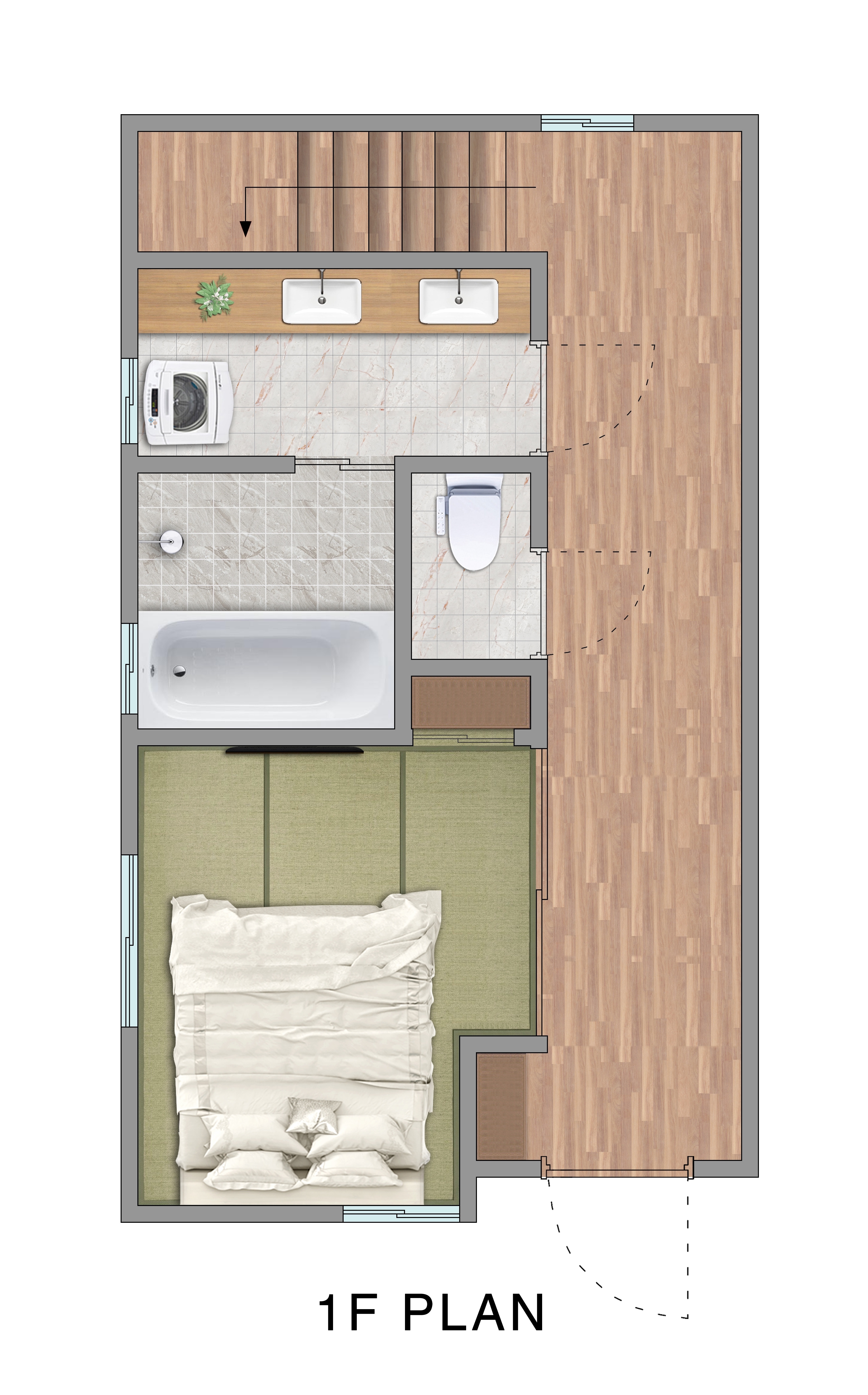 [Shoji no Yado] 1st floor layout