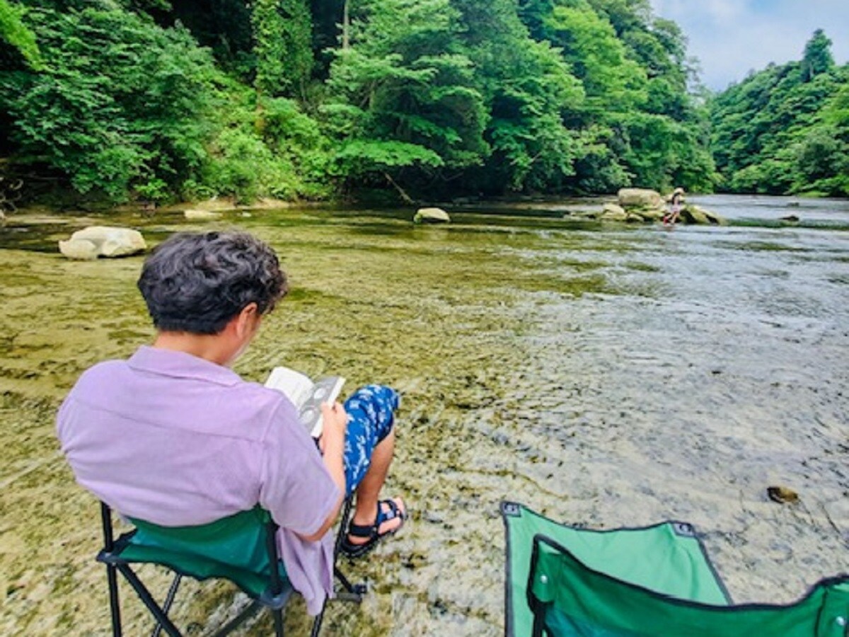 Relax and unwind by a private mountain stream