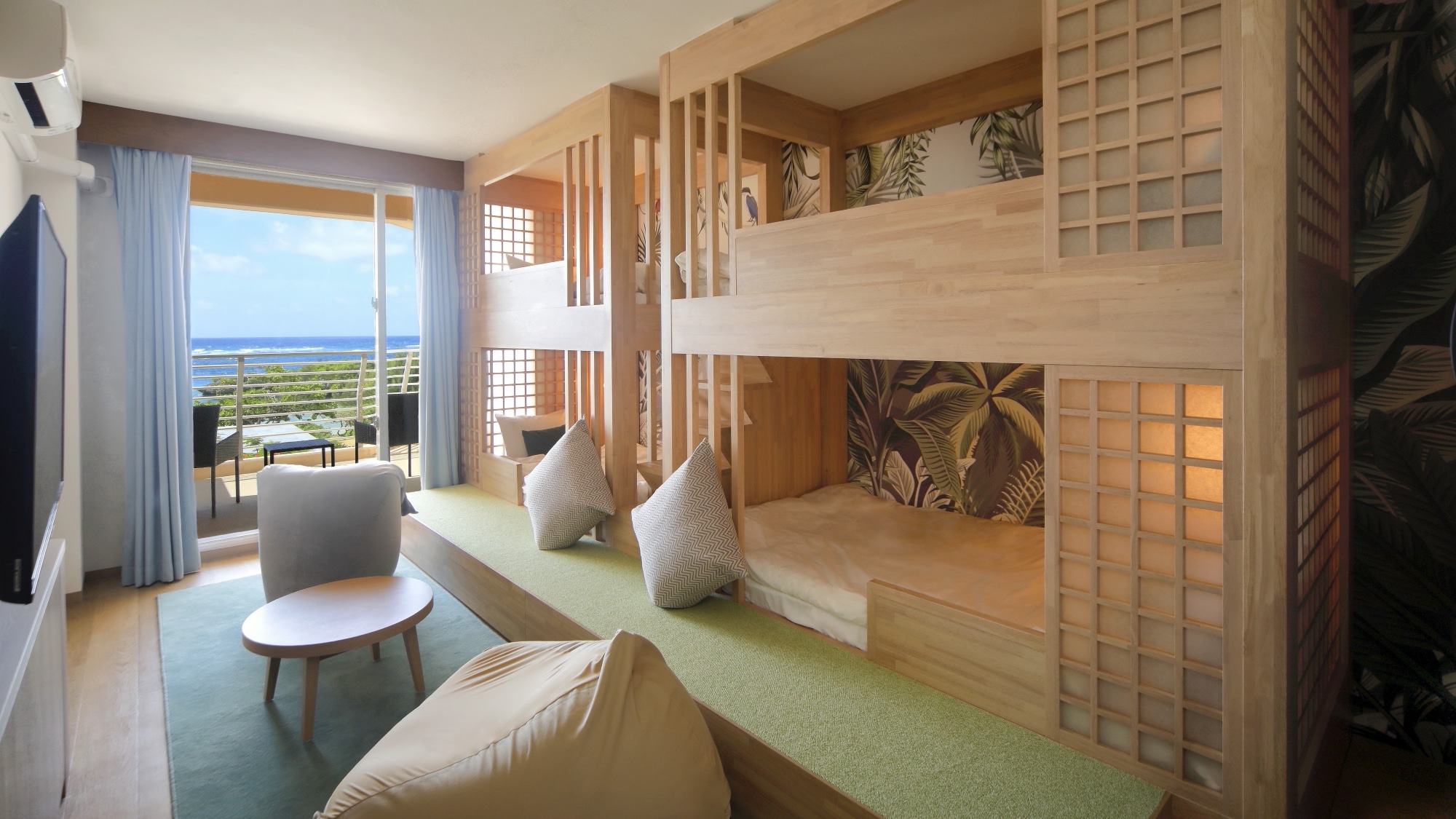 [Main building/Standard twin (2 bunks x 2 beds)] Reopened in September 2022.