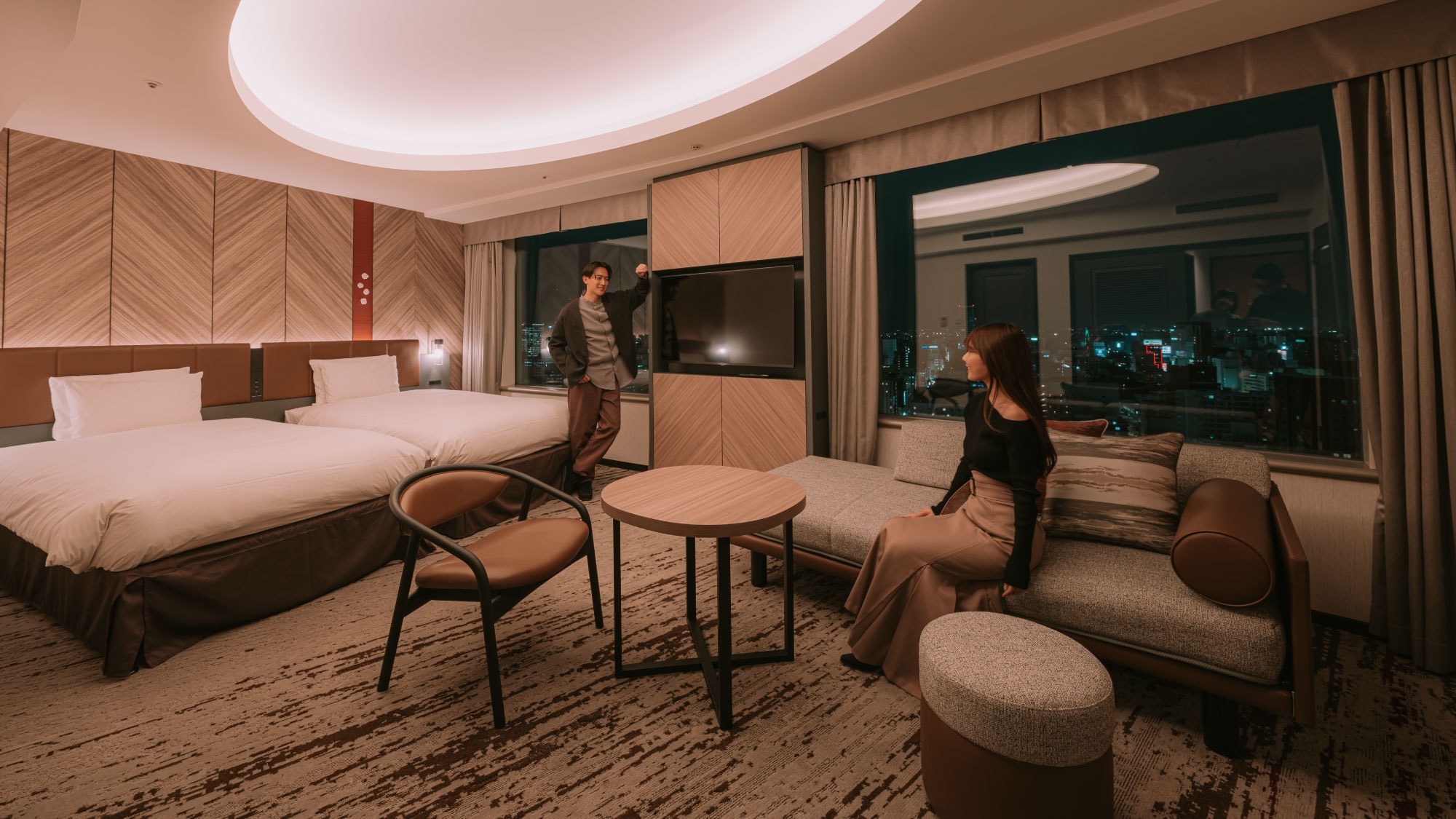 [Club Twin Room (42 m2)] Floors: 22-27th floors (all rooms non-smoking)